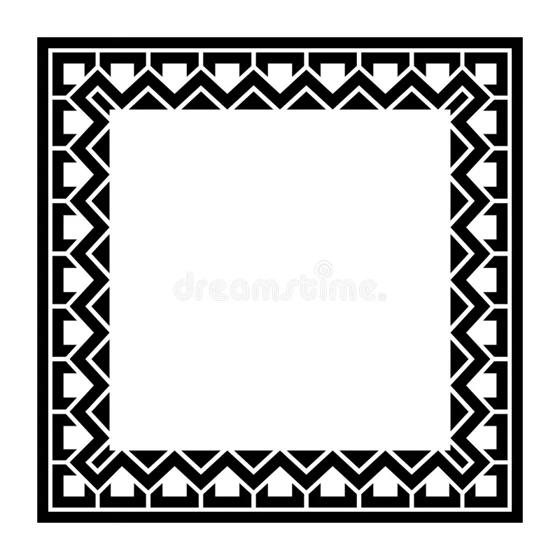 Chevron Border Frame