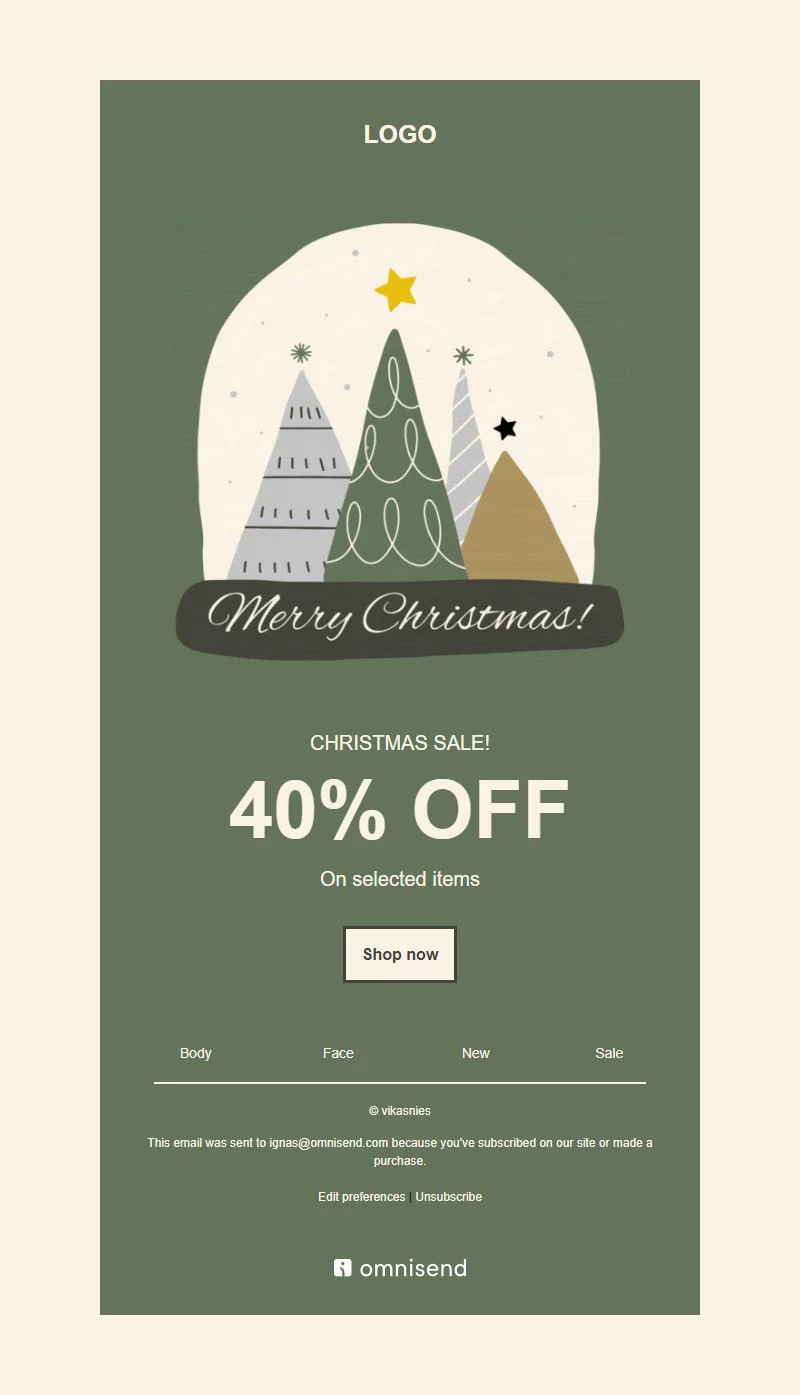 christmas template for mailchimp christmas template for mailchimp