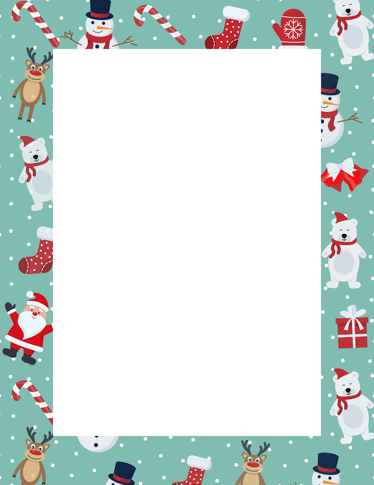 christmas letter border template christmas letter border template