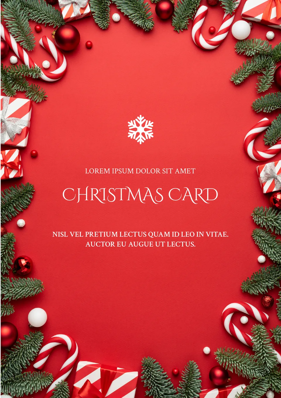 Christmas Card Template 2 Christmas Card Template 2