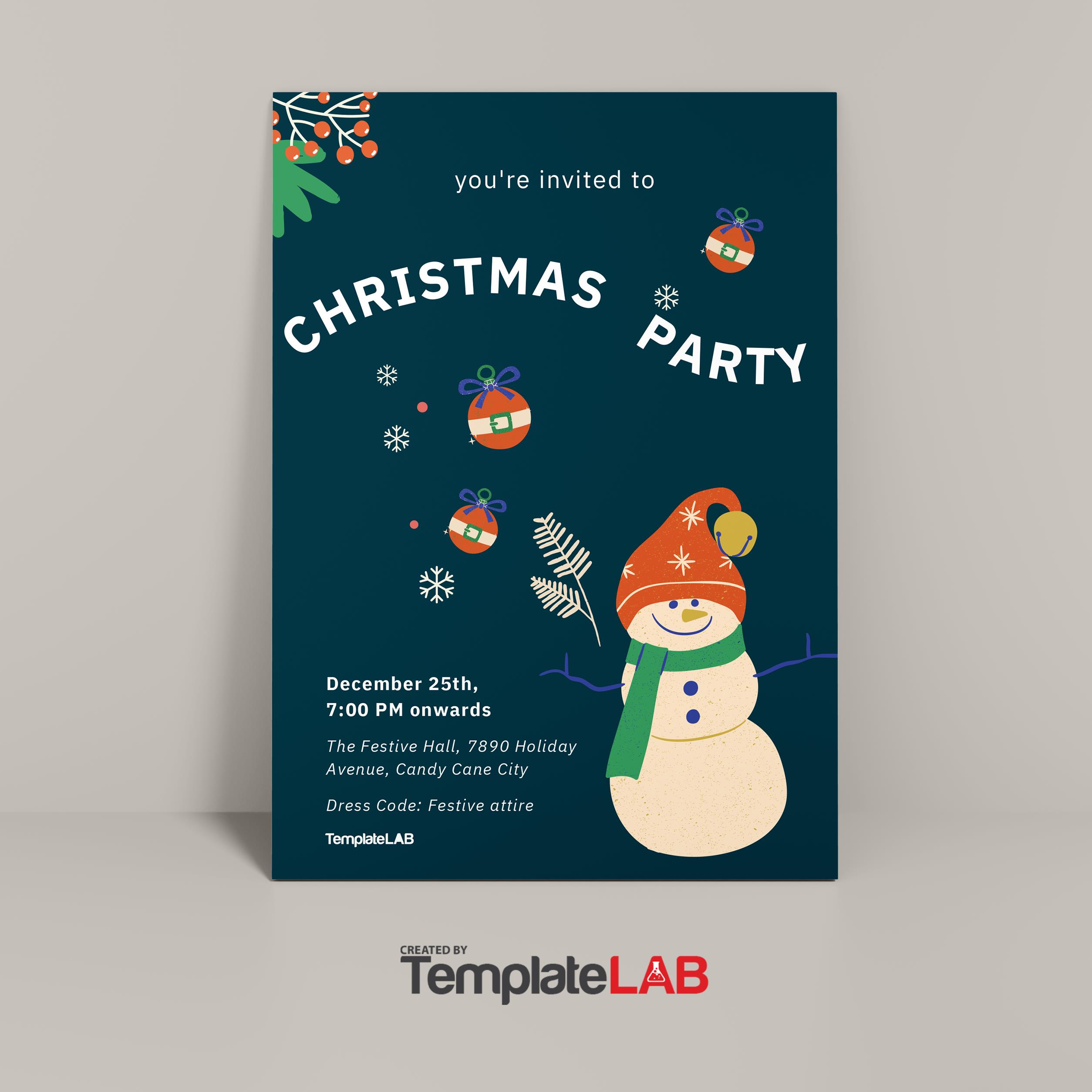free christmas flyer templates