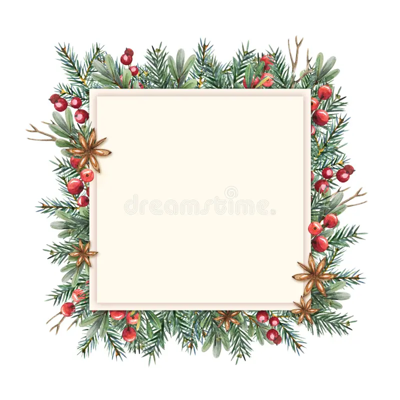 Christmas Frame Square Christmas Frame Square
