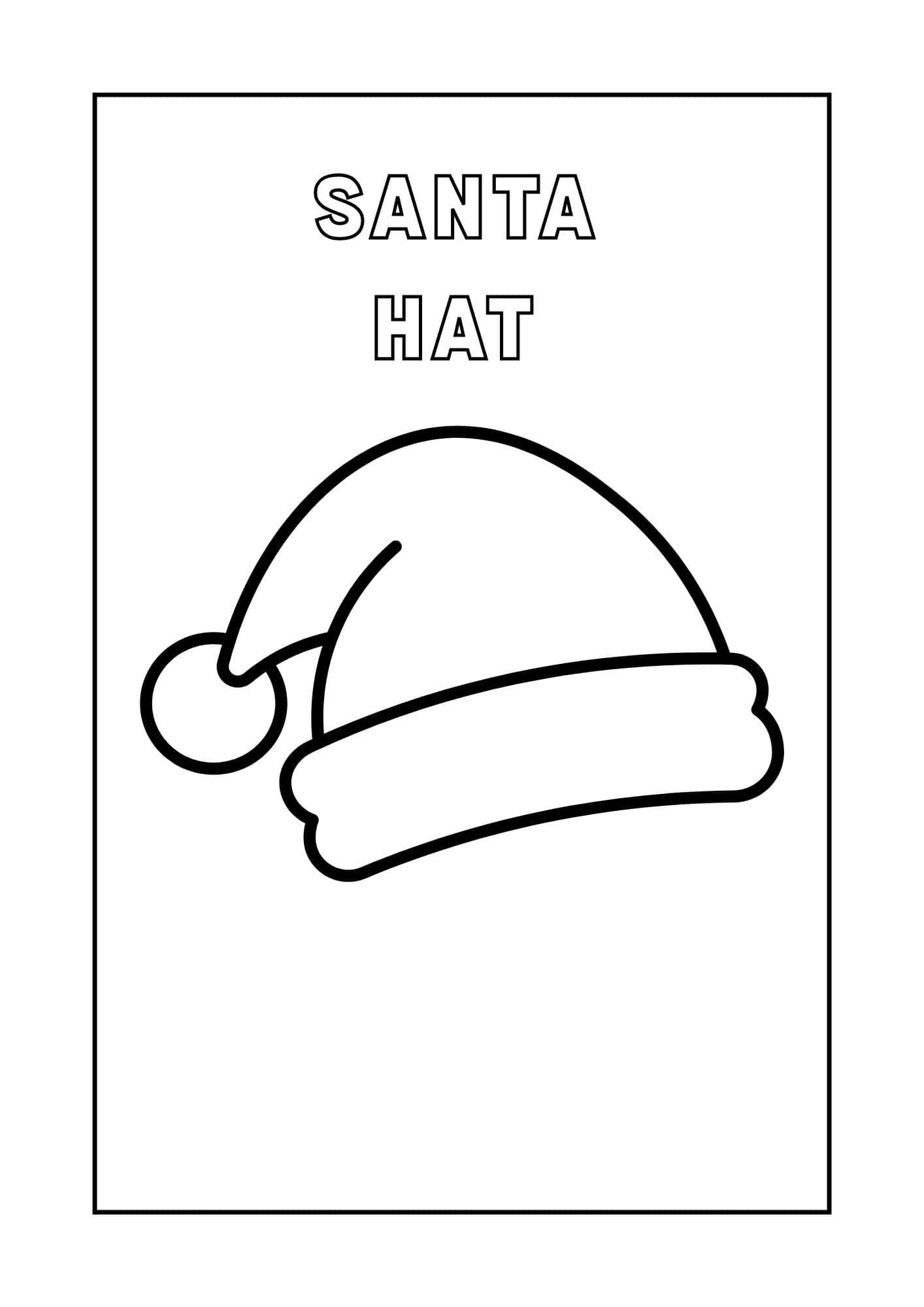 Christmas Hat Printable