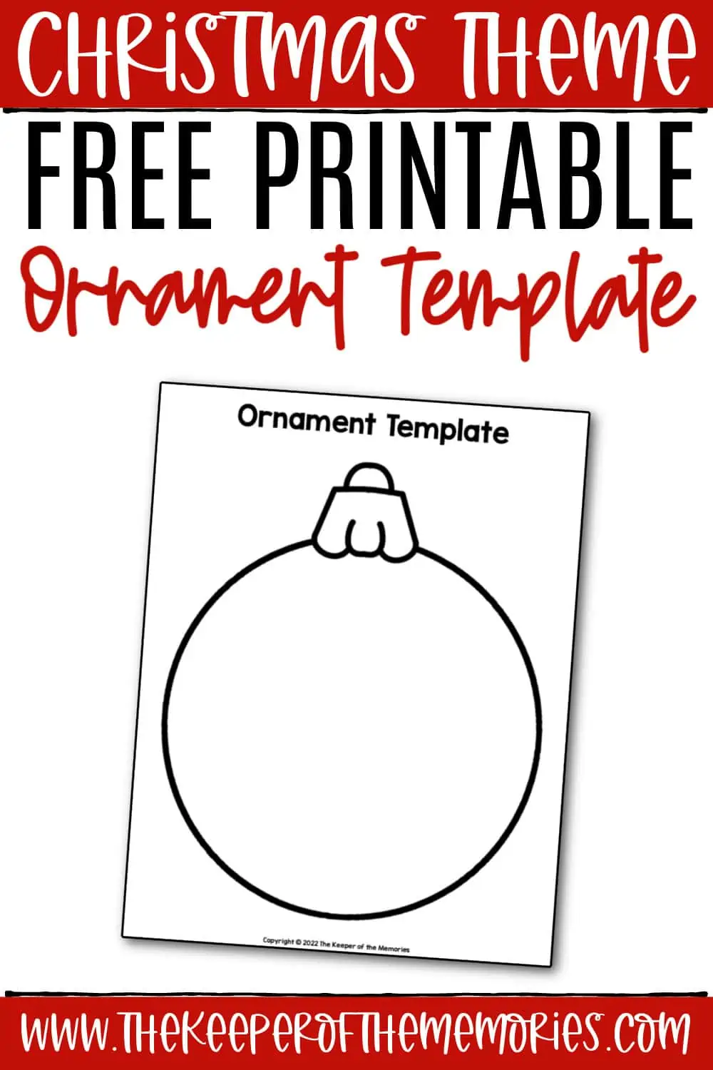 Christmas Ornament Template