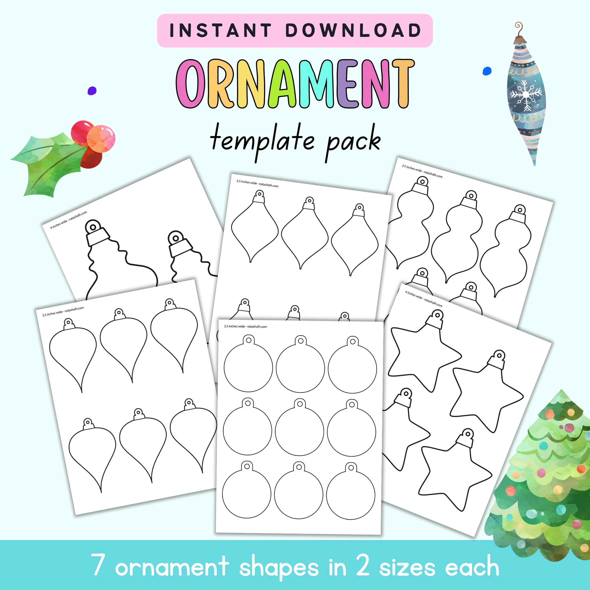 Christmas Ornament Templates Outlines Christmas Ornament Templates Outlines