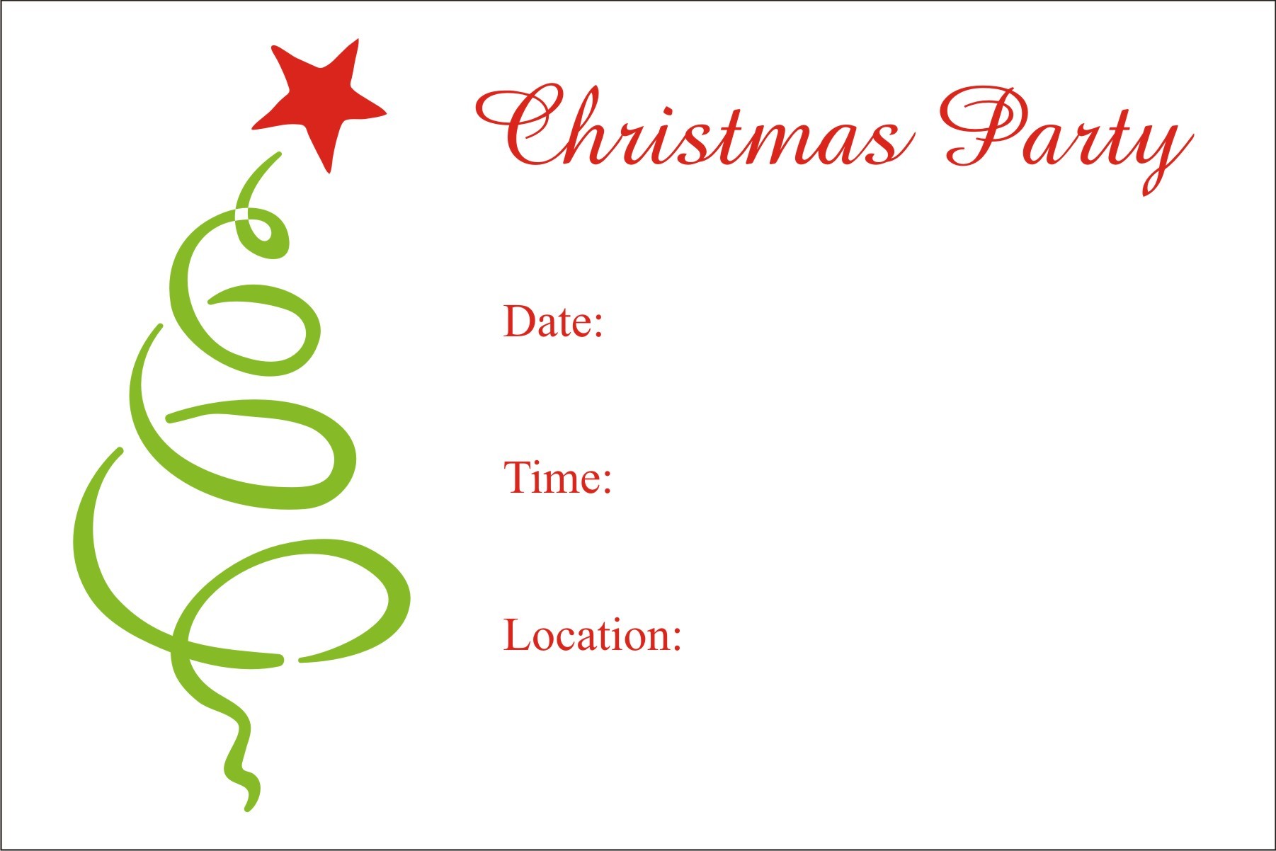 Christmas Party Free Printable Holiday Invitation Christmas Party Free Printable Holiday Invitation