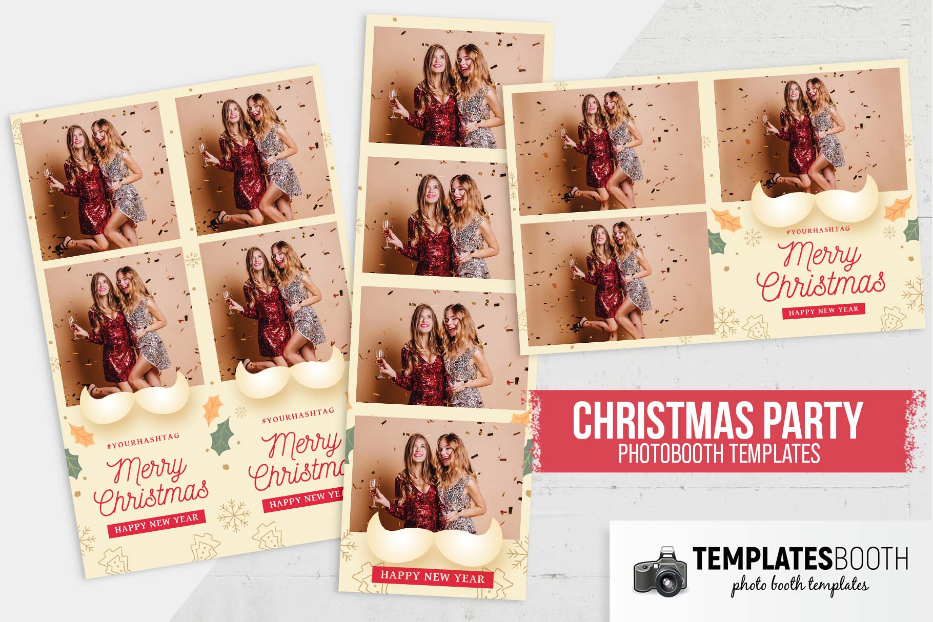 christmas template photo booth christmas template photo booth