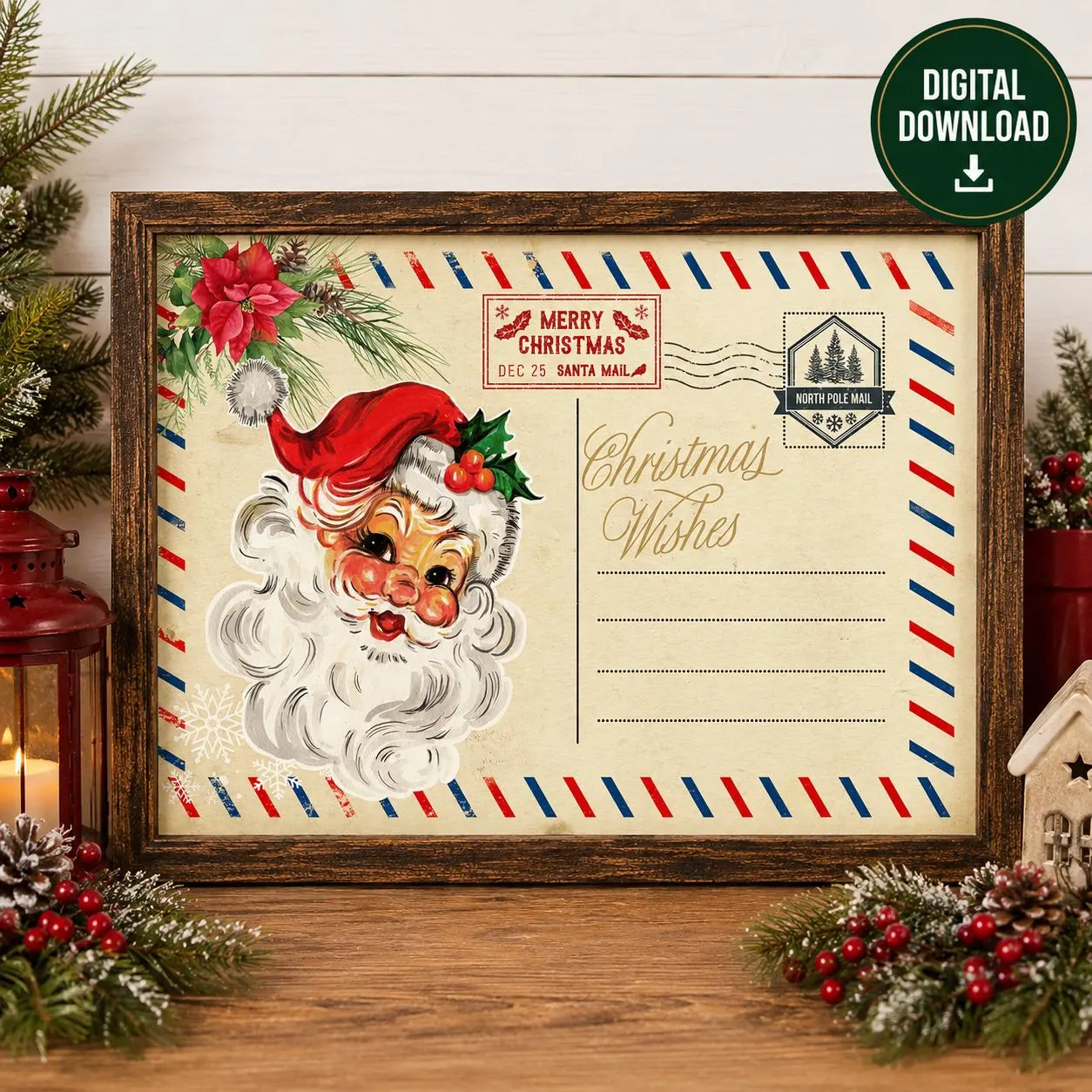 etsy christmas card templates