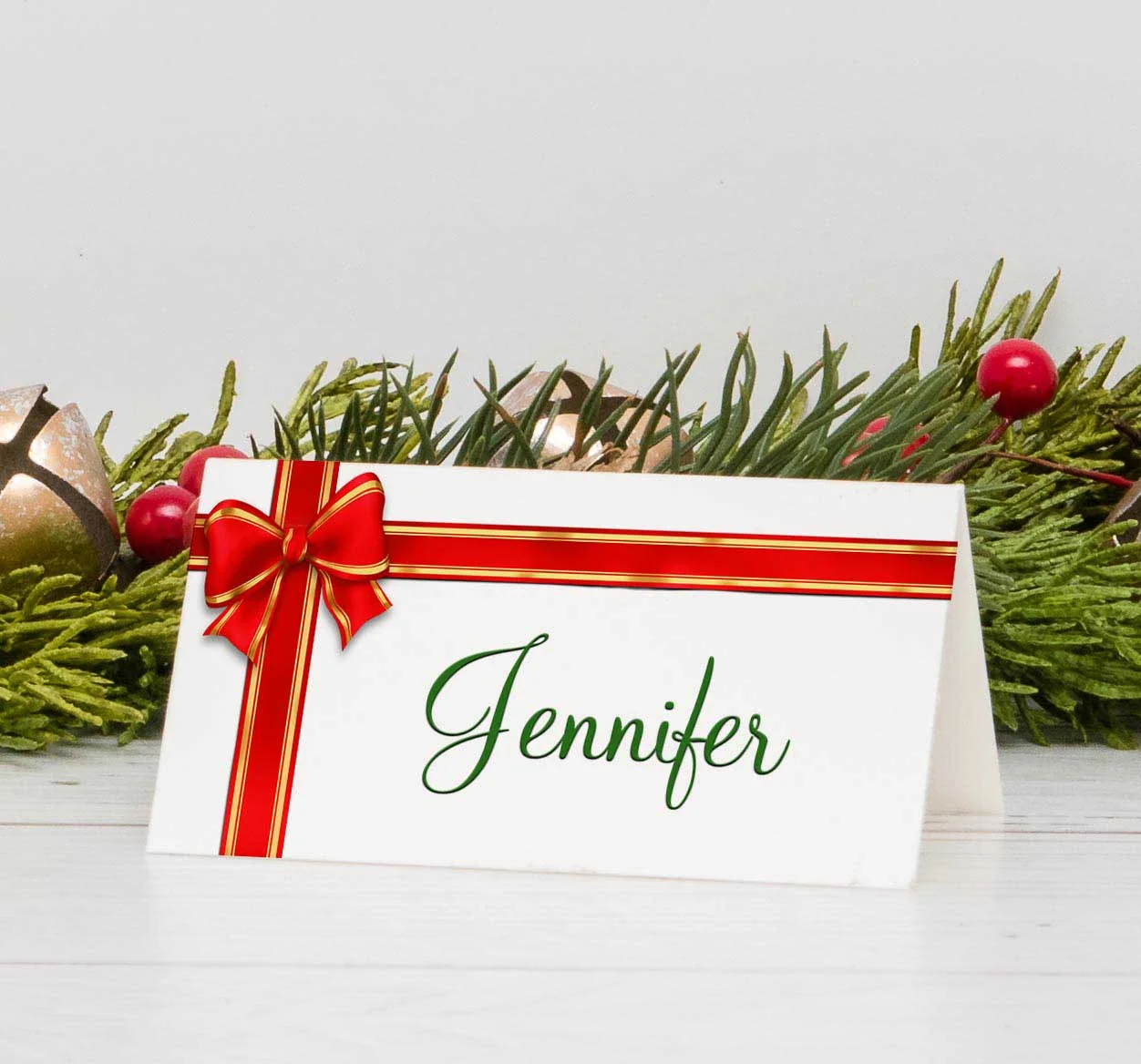 christmas tent card template