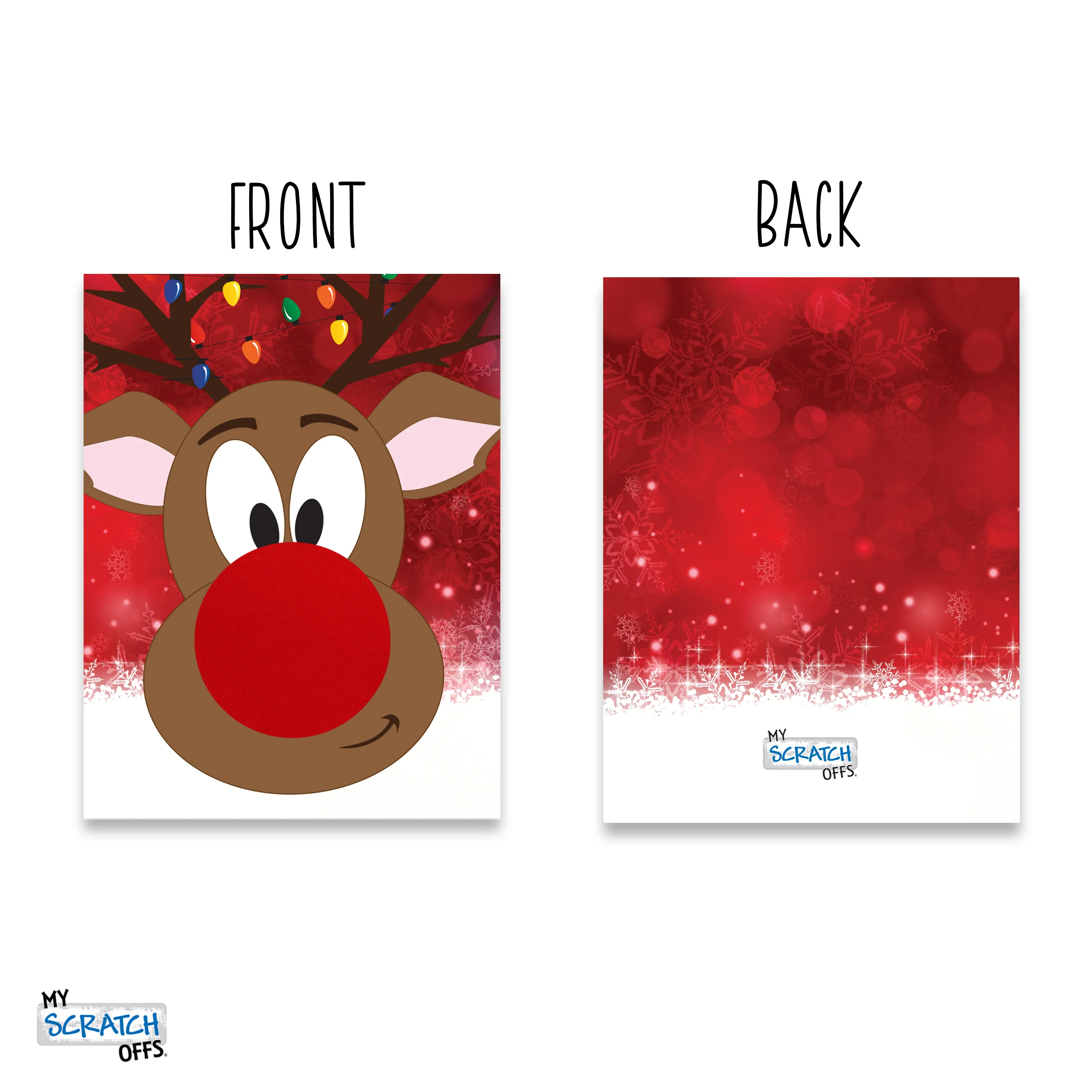 Christmas Rudolph The Reindeer Scratch Offs Diy Make Your Own 20 Pk Christmas Rudolph The Reindeer Scratch Offs Diy Make Your Own 20 Pk