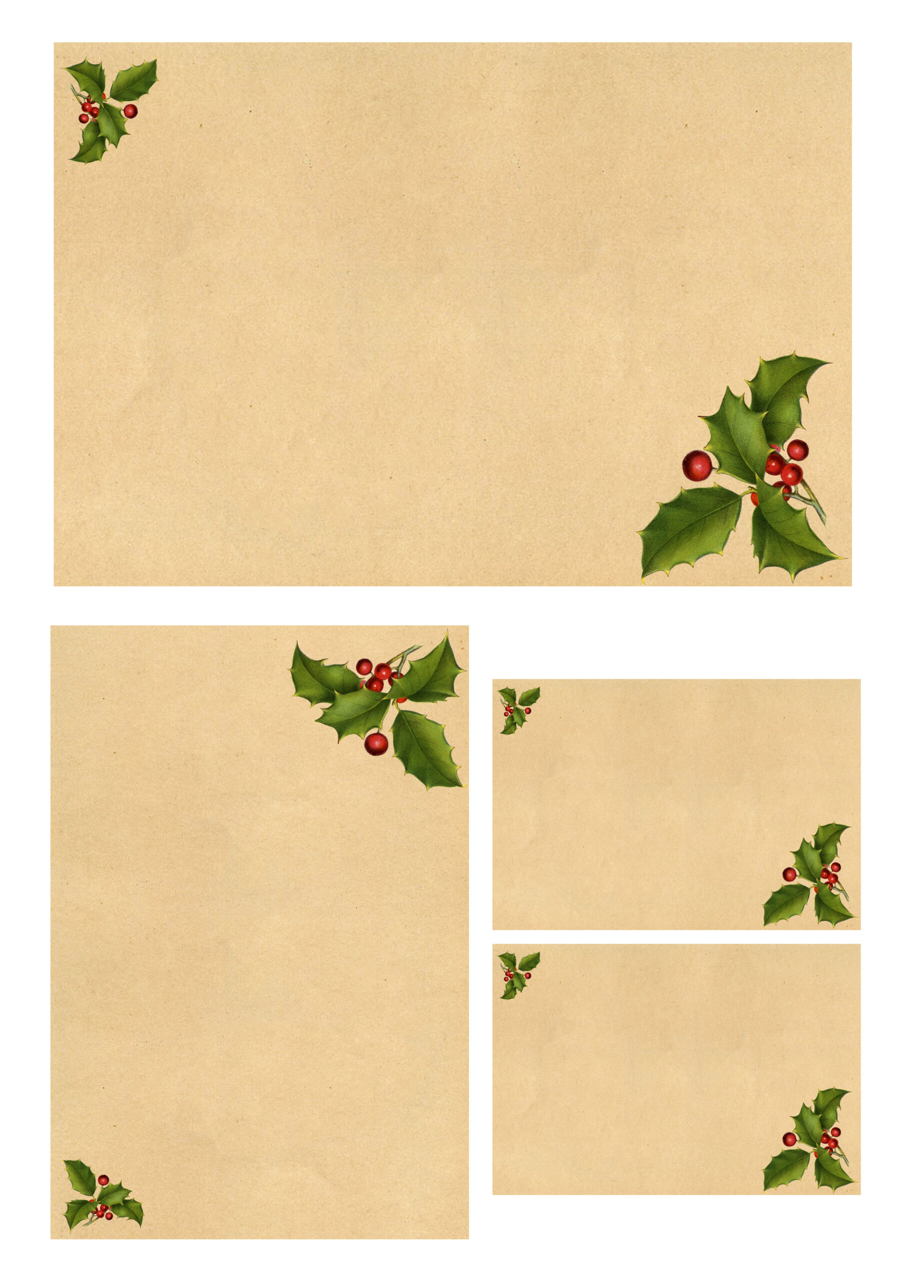 Christmas Stationery Printable Christmas Stationery Printable