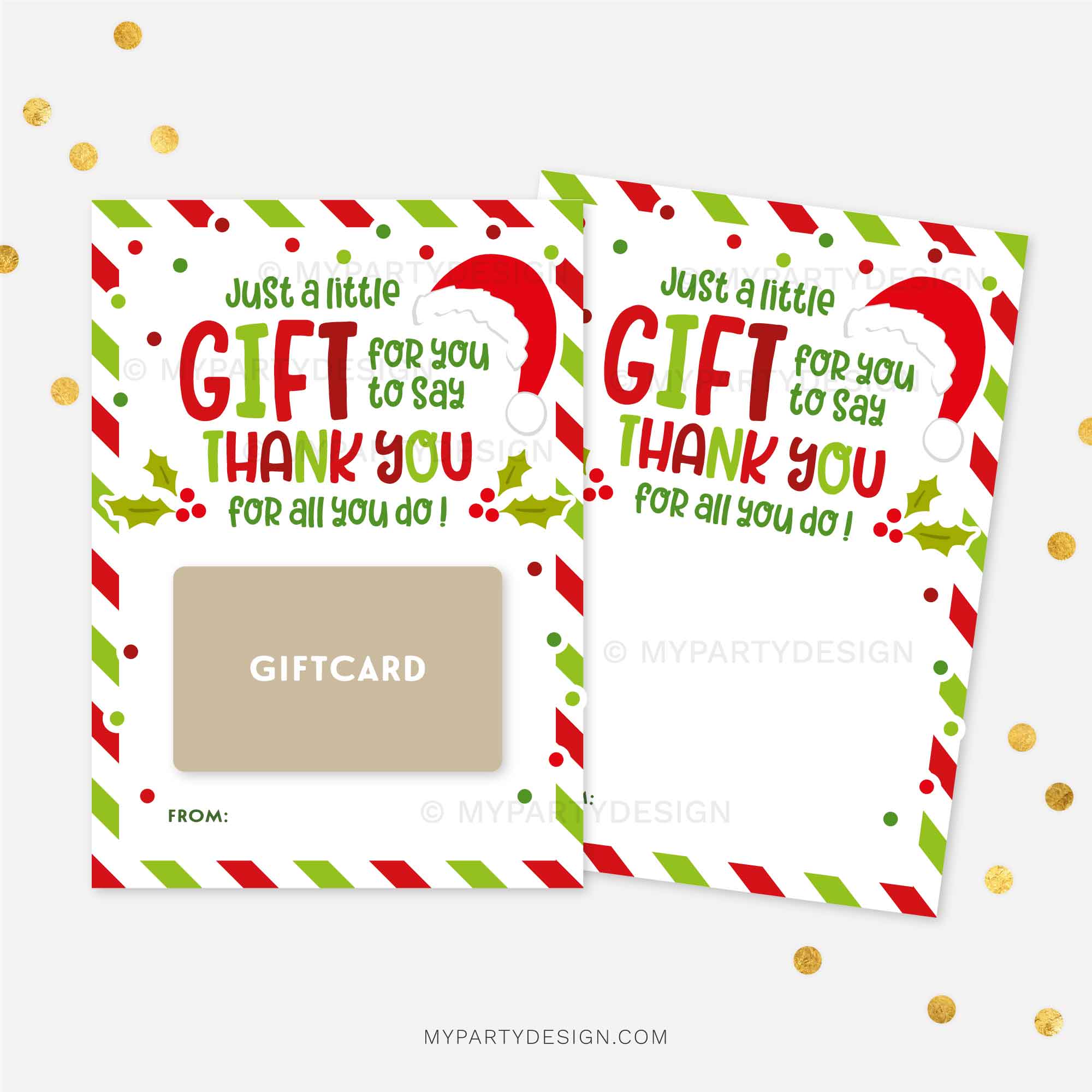 christmas thank you card template christmas thank you card template