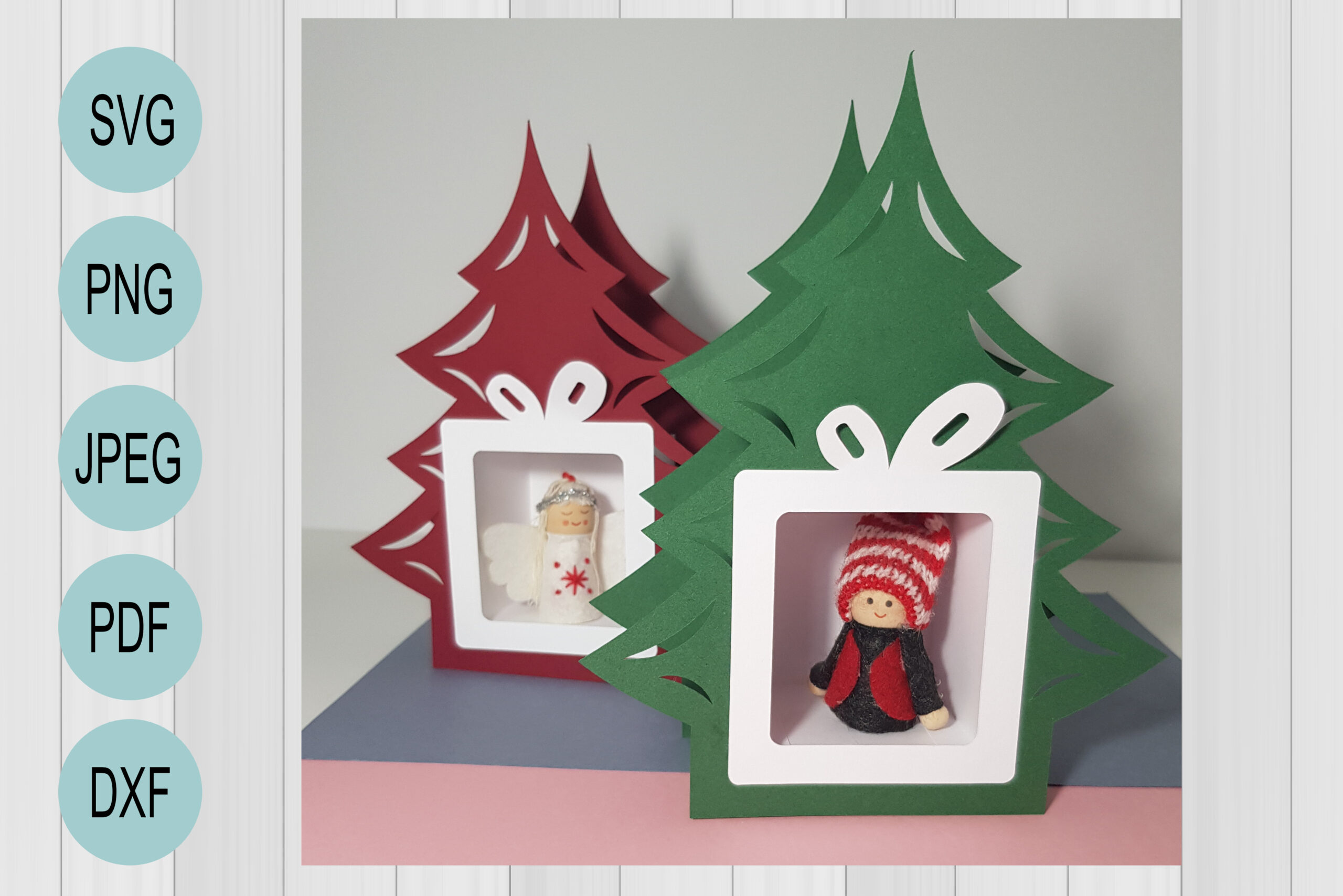 christmas tree box template christmas tree box template