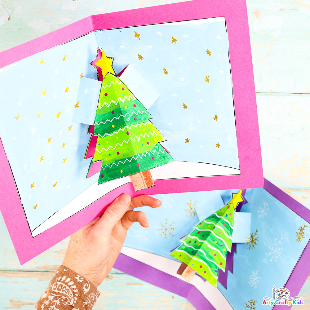 Christmas Tree Pop Up Card For Kids To Make Christmas Tree Pop Up Card For Kids To Make