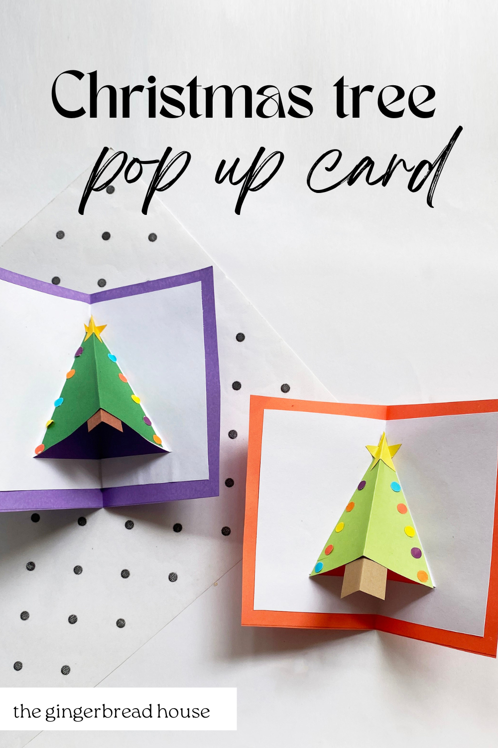 Christmas Tree Pop Up Card With Free Printable Christmas Tree Pop Up Card With Free Printable