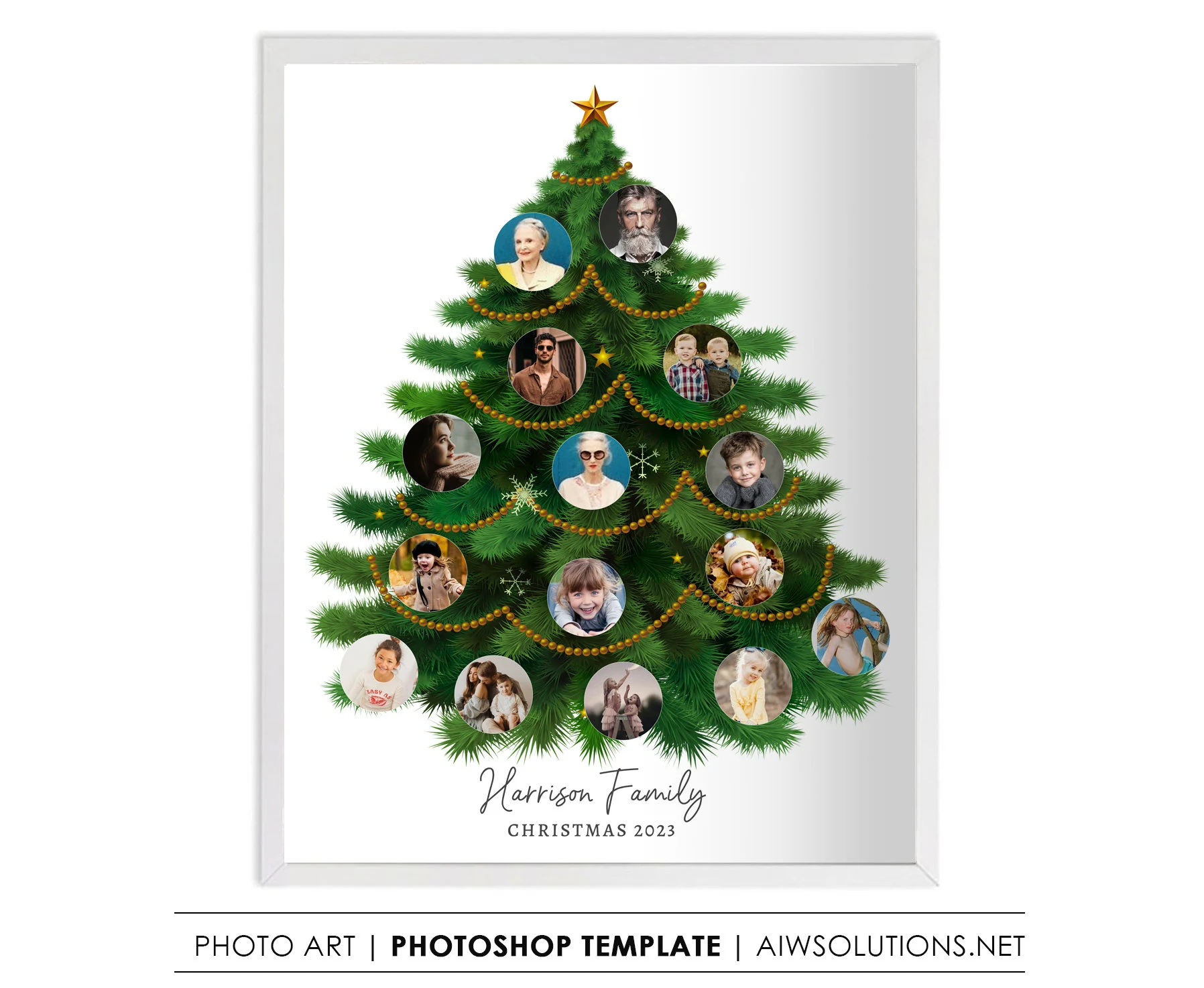 Christmas Tree Shape Photo Collage Christmas Tree Shape Photo Collage