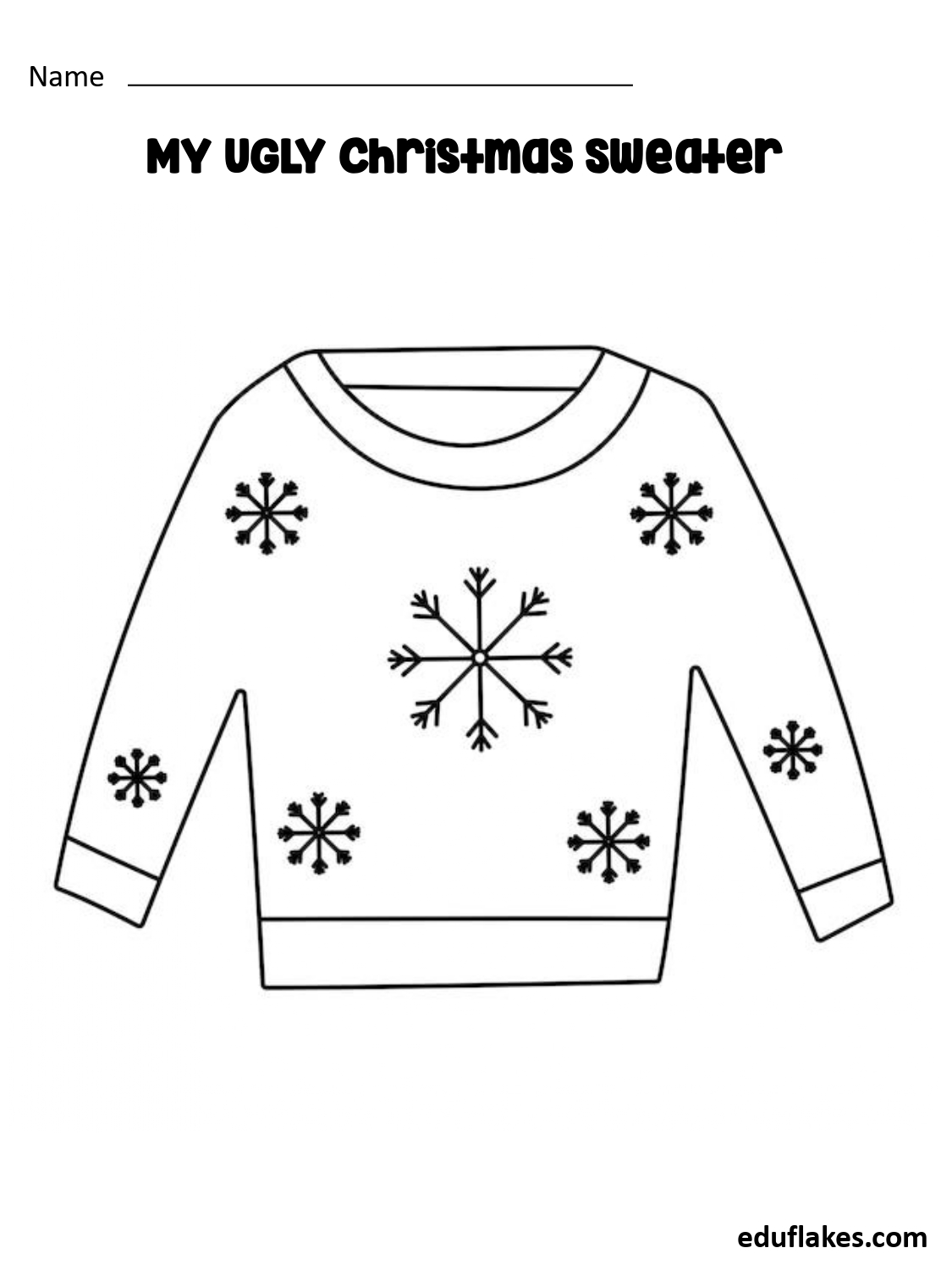 Christmas Ugly Sweater Free Pdf Templates Christmas Ugly Sweater Free Pdf Templates