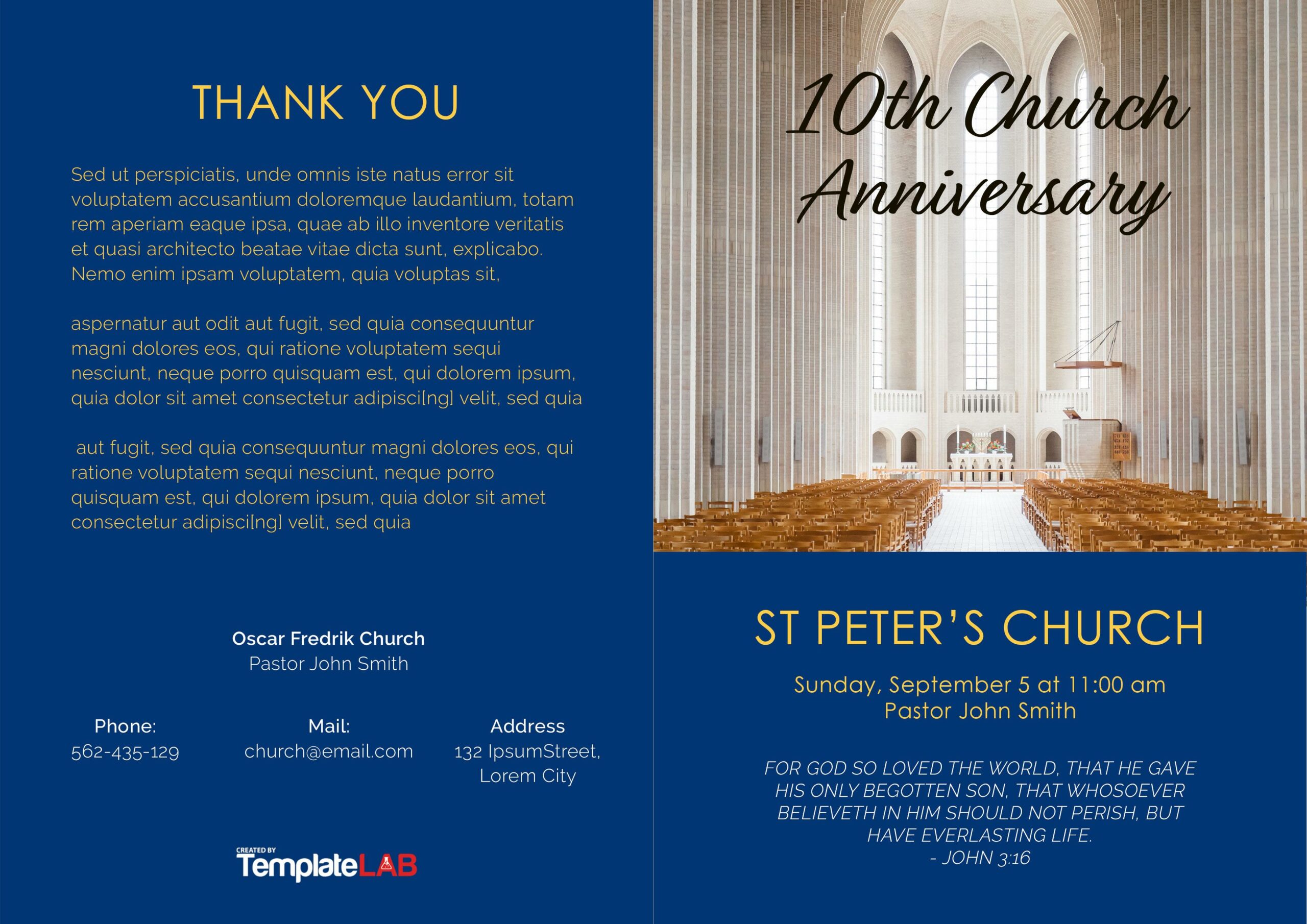 Church Bulletins