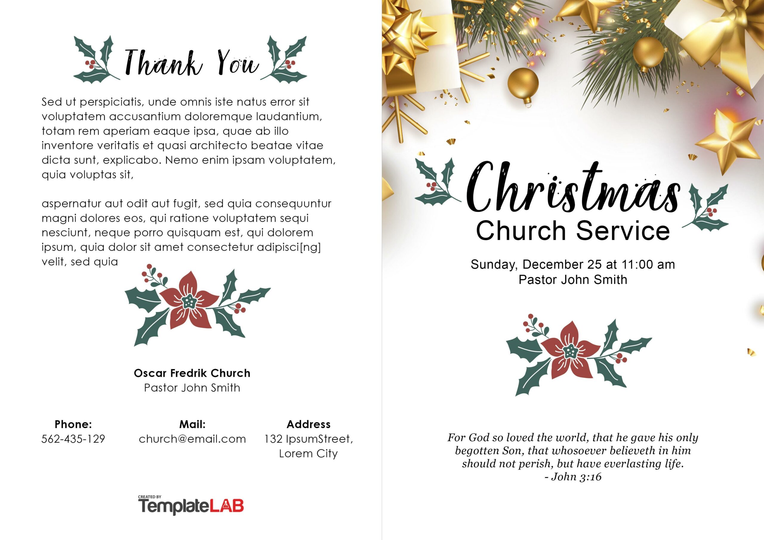 Church Bulletins