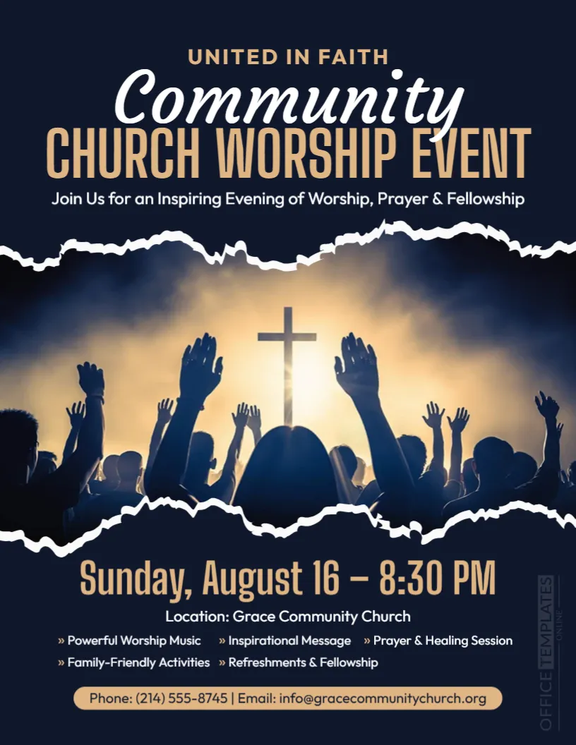Church Event Flyer Church Event Flyer