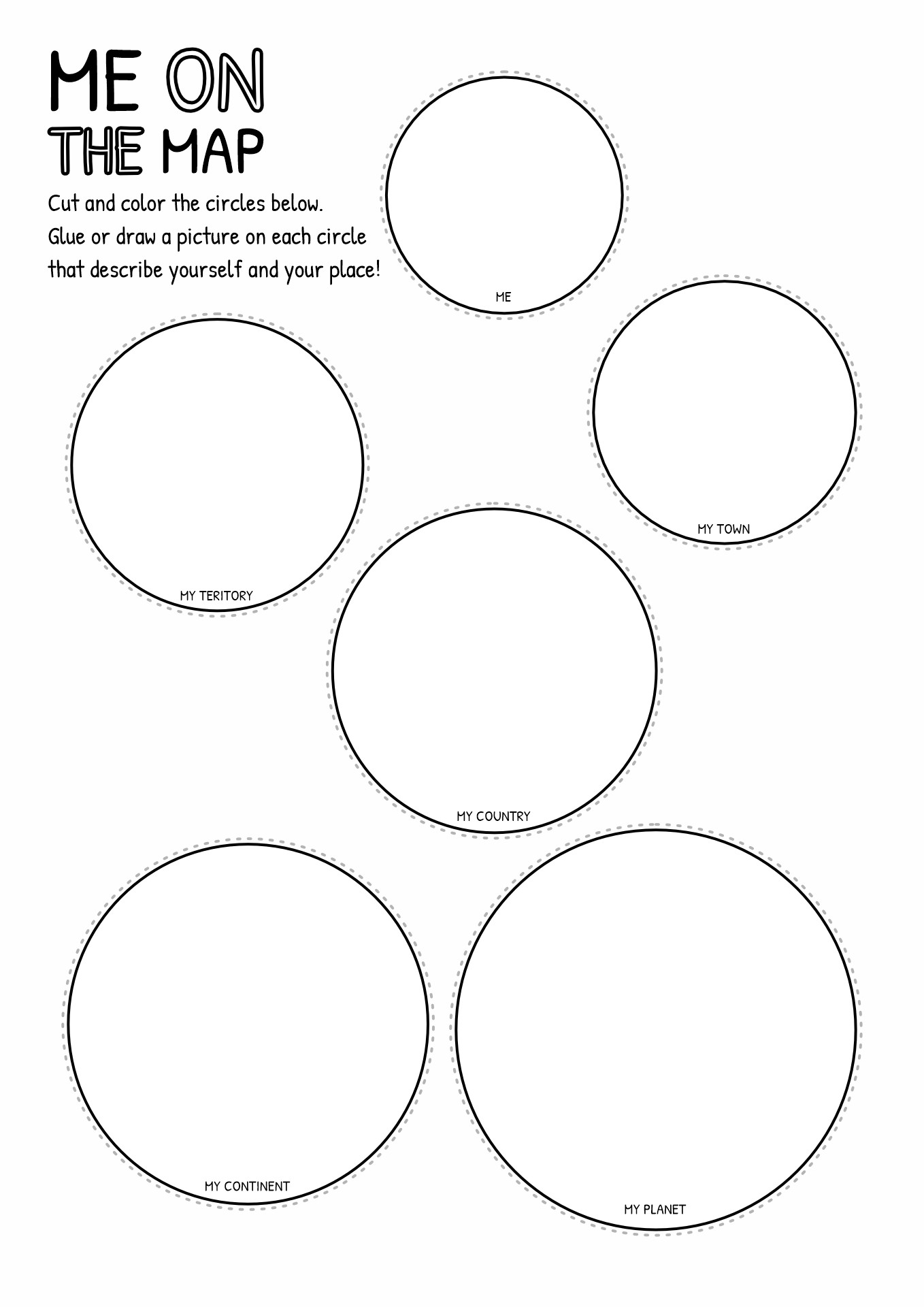 Circle Map For Students