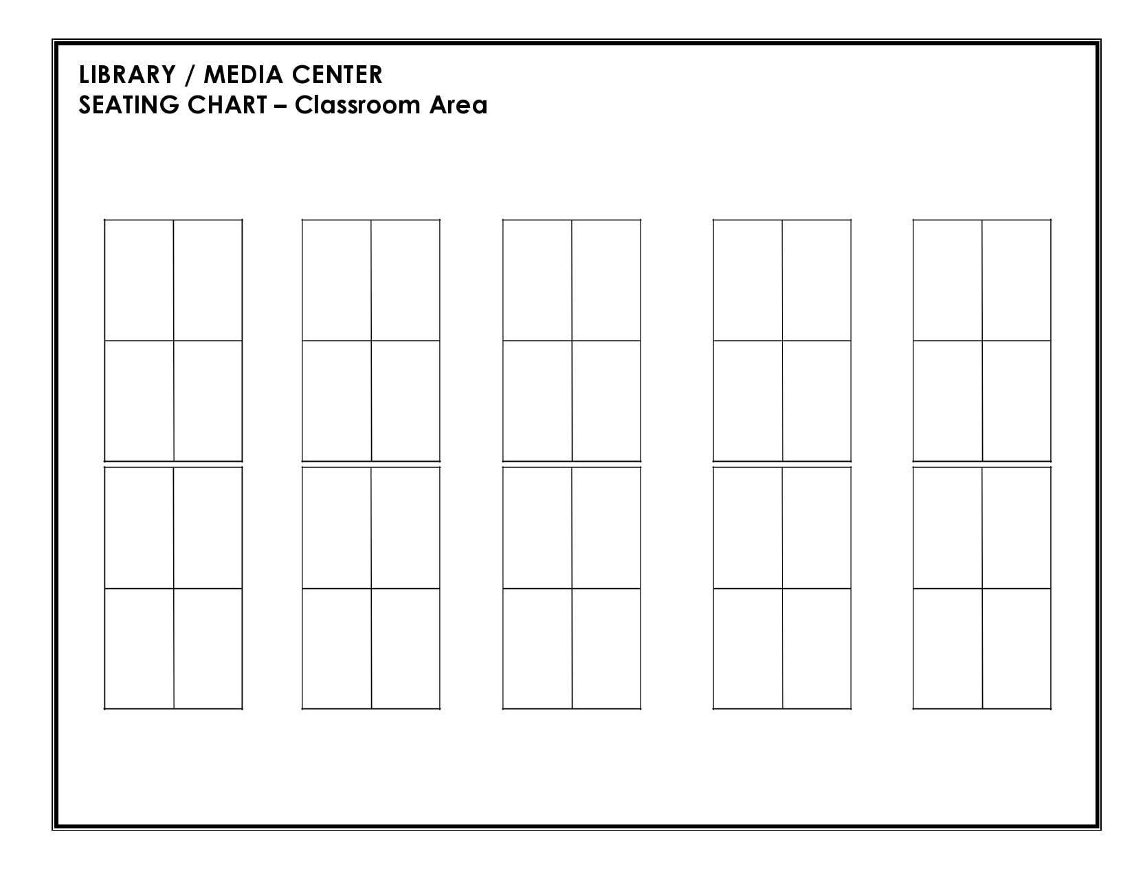 Classroom Seating Chart Classroom Seating Chart
