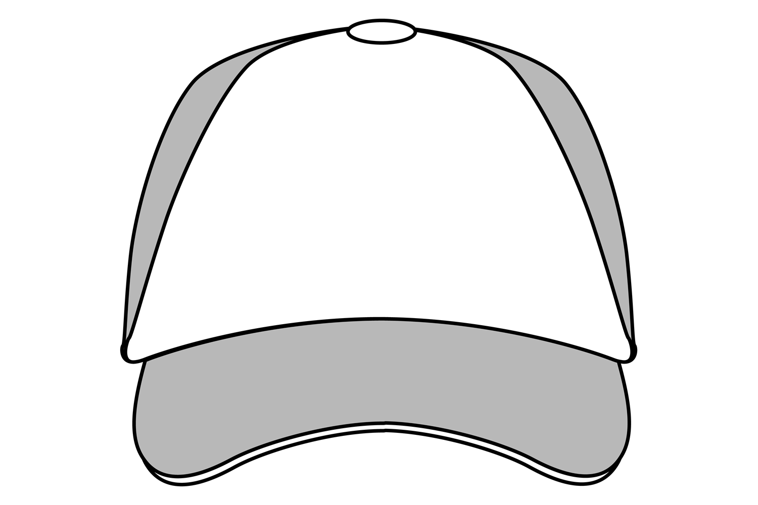 Clean Baseball Hat Template Textile Cap Clean Baseball Hat Template Textile Cap