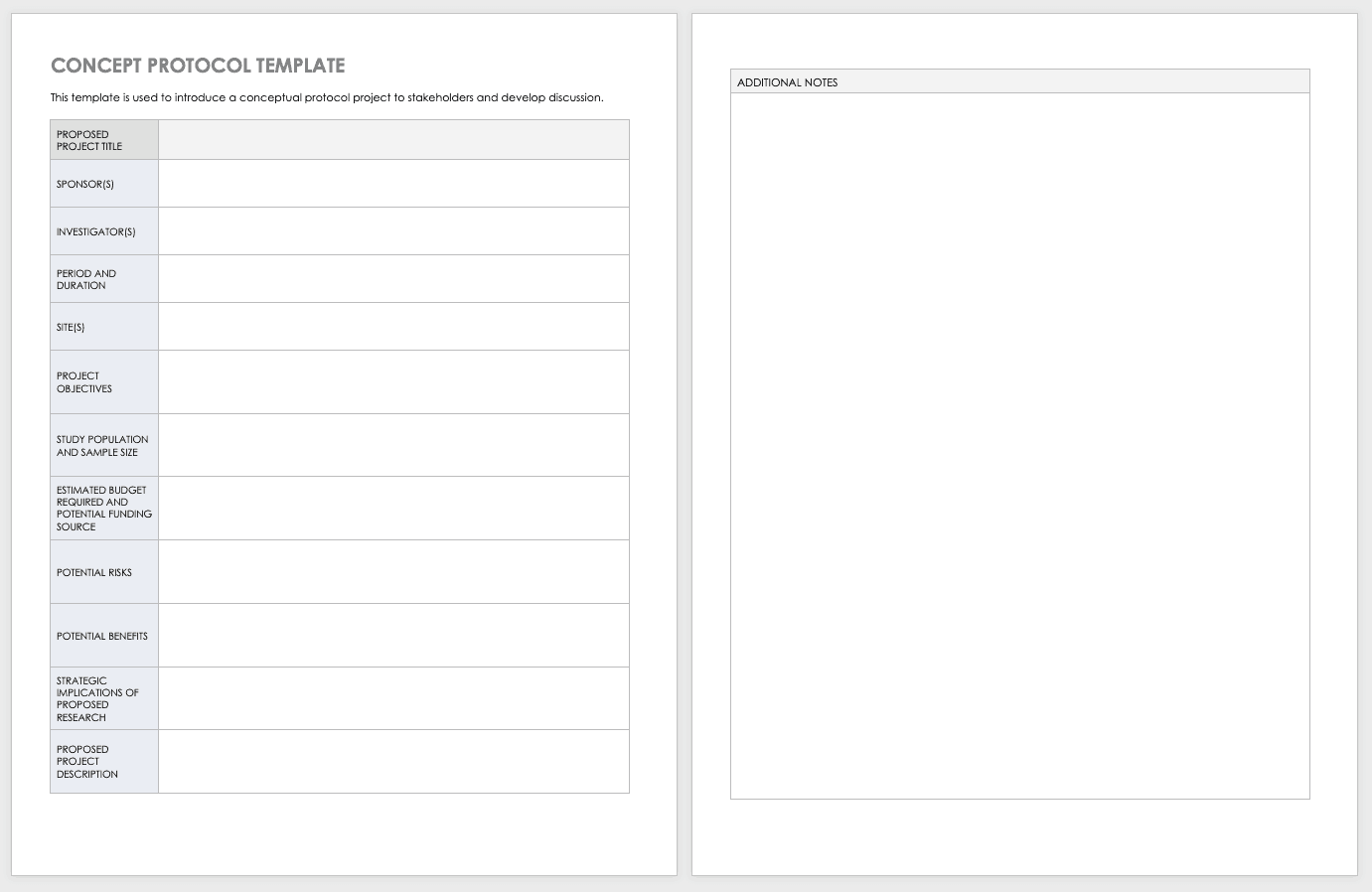 Clinical Trial Templates Samples Clinical Trial Templates Samples