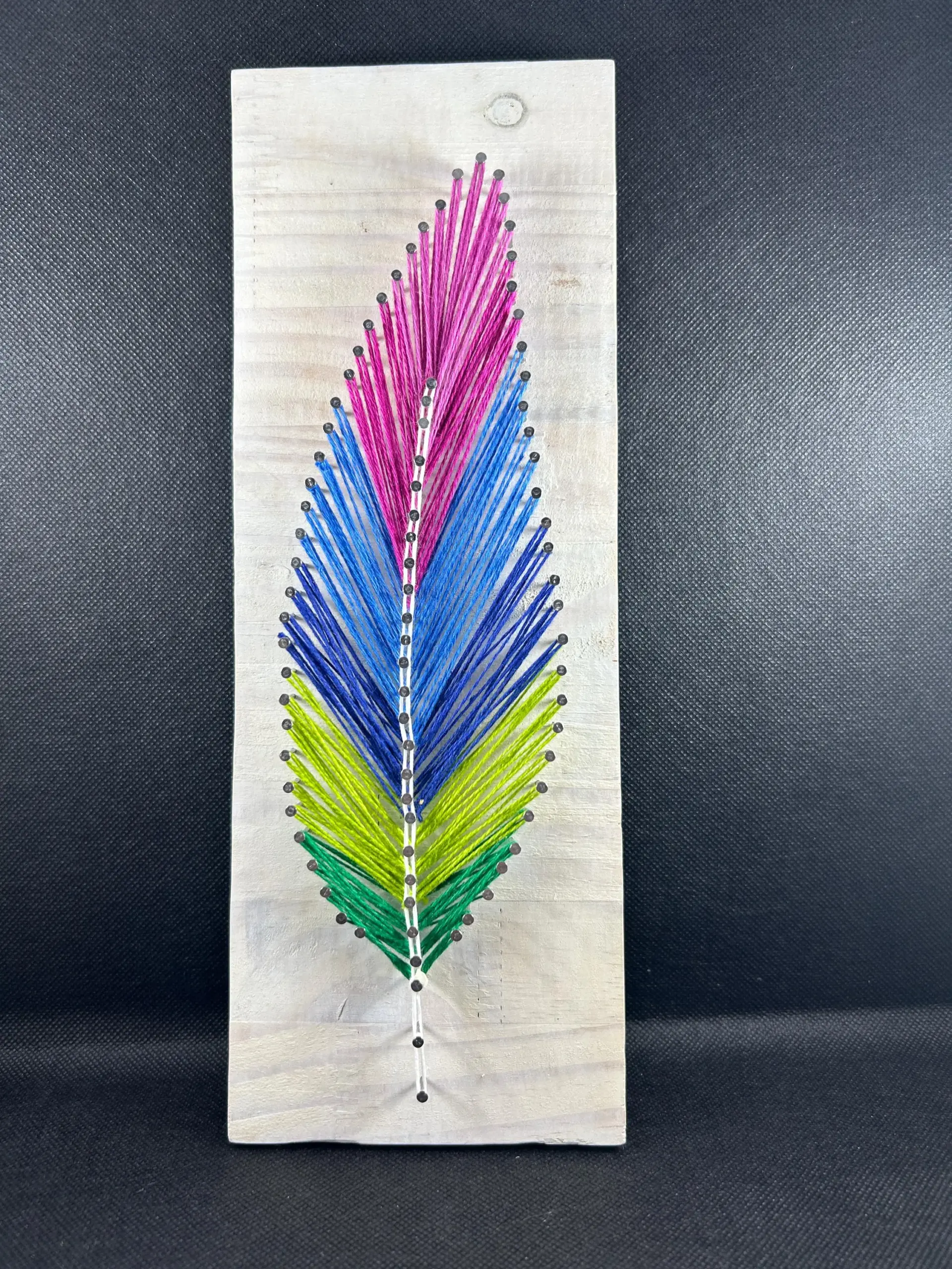 string art feather template