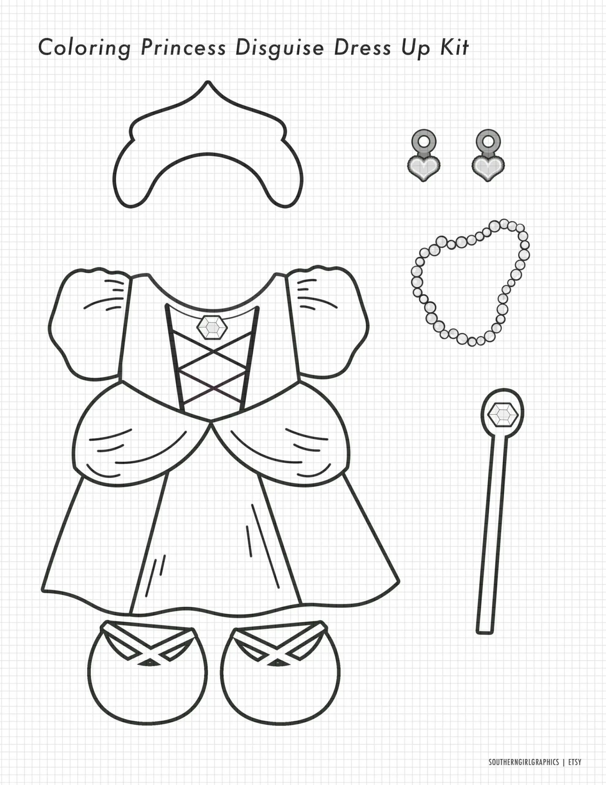 Coloring Turkey Disguise Princess Dress Coloring Turkey Disguise Princess Dress
