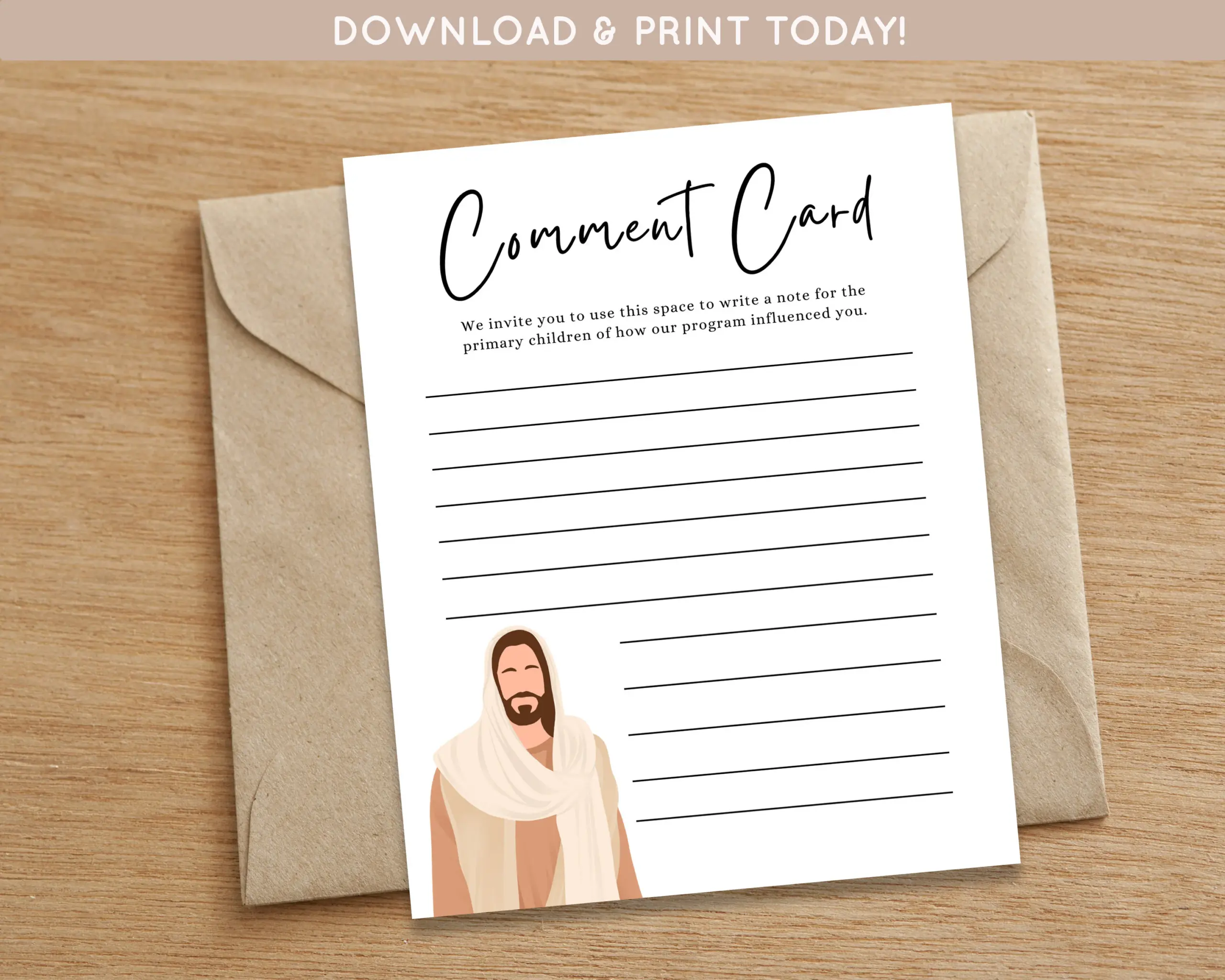 Comment Cards Template Comment Cards Template