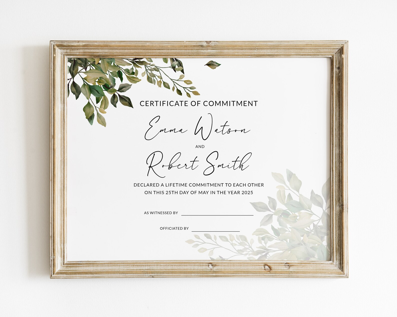 Commitment Certificates Commitment Certificates