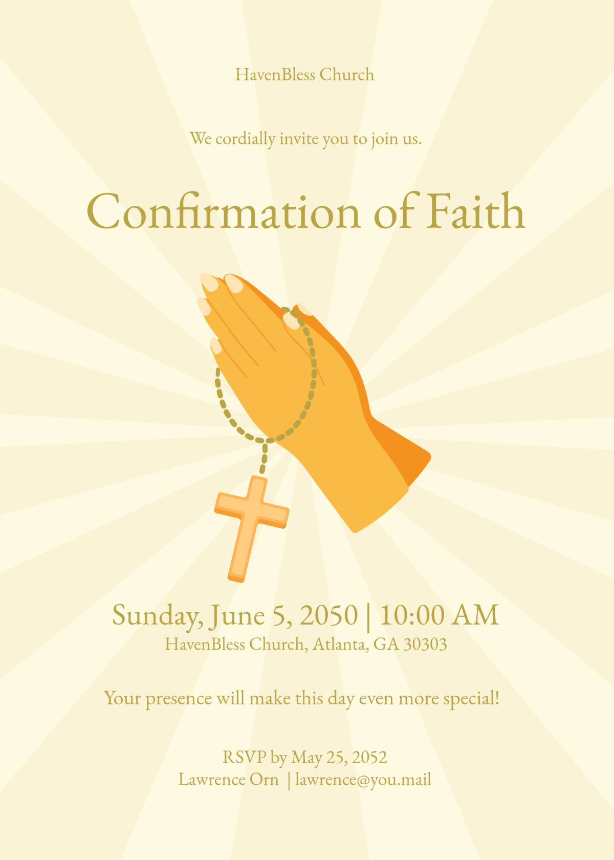 Confirmation Confirmation
