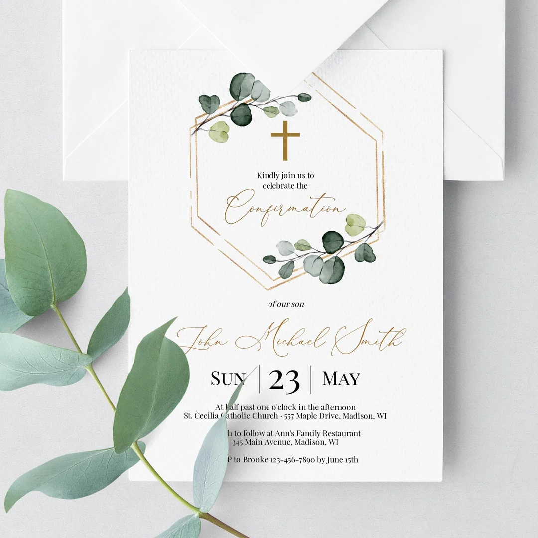 free printable confirmation invitation template free printable confirmation invitation template