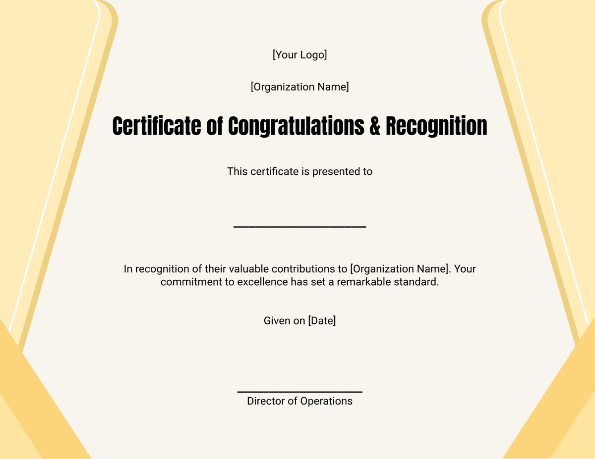 free printable congratulations certificate template