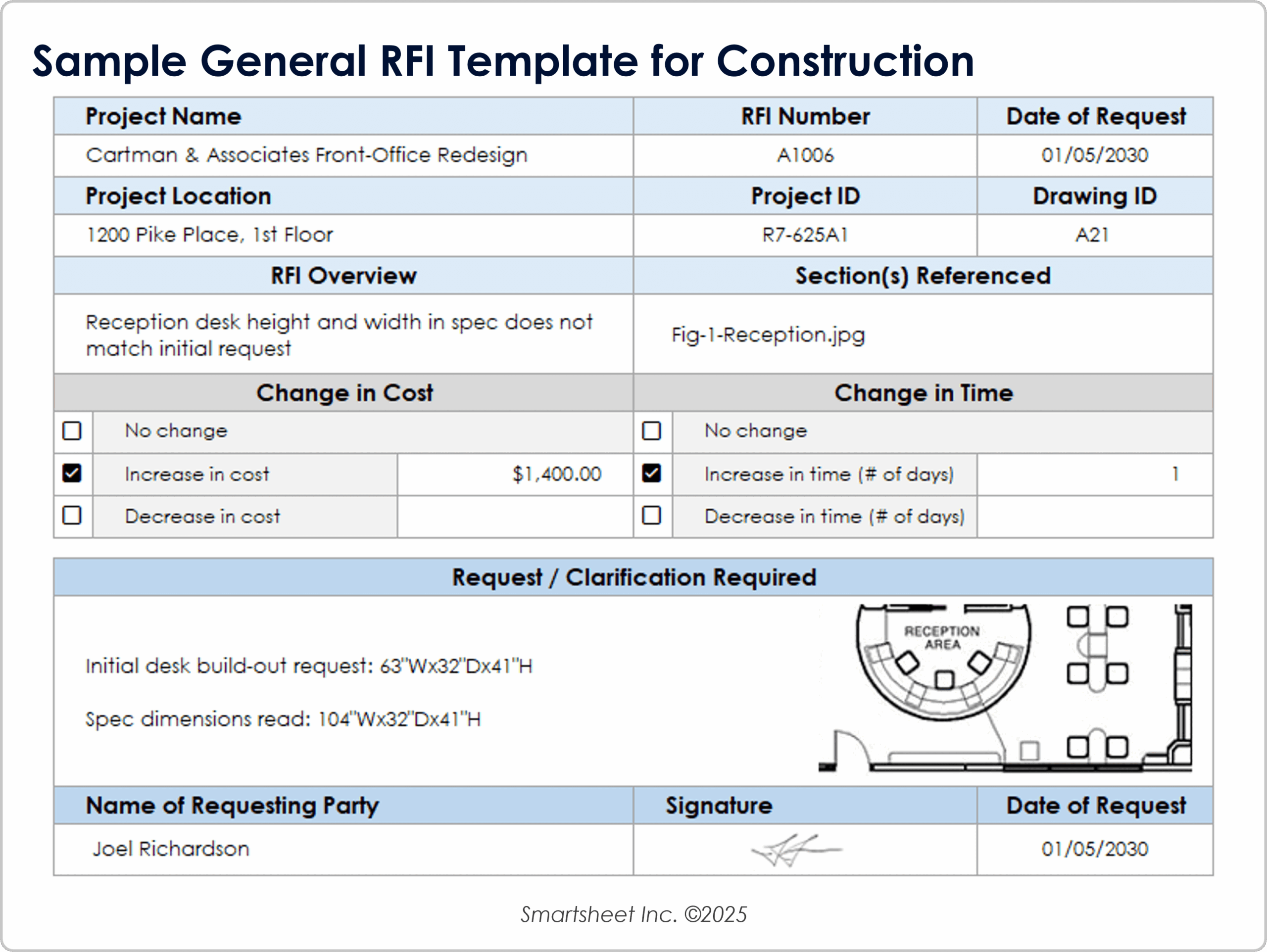 Construction Rfi Templates Construction Rfi Templates