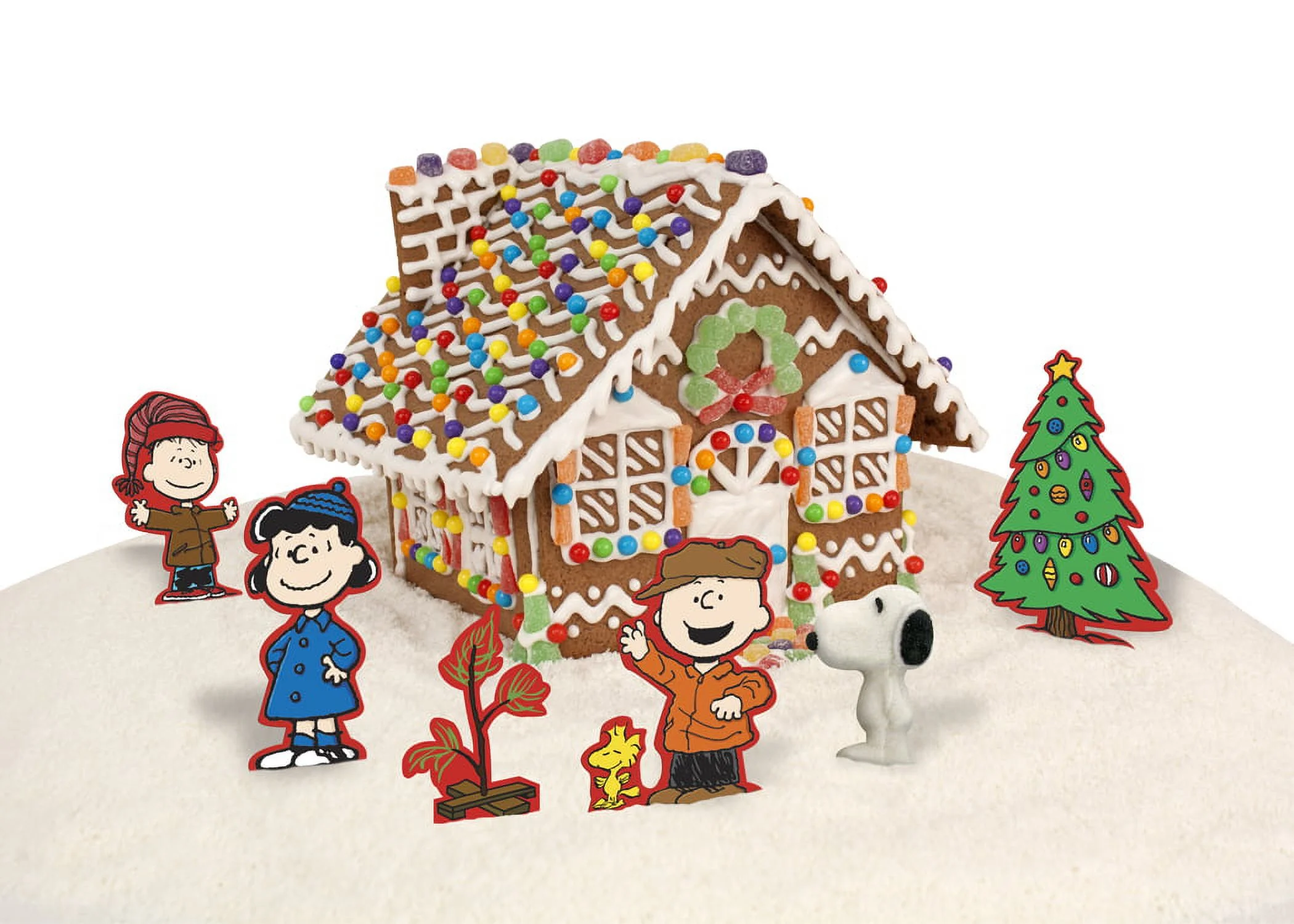 snoopy gingerbread house template