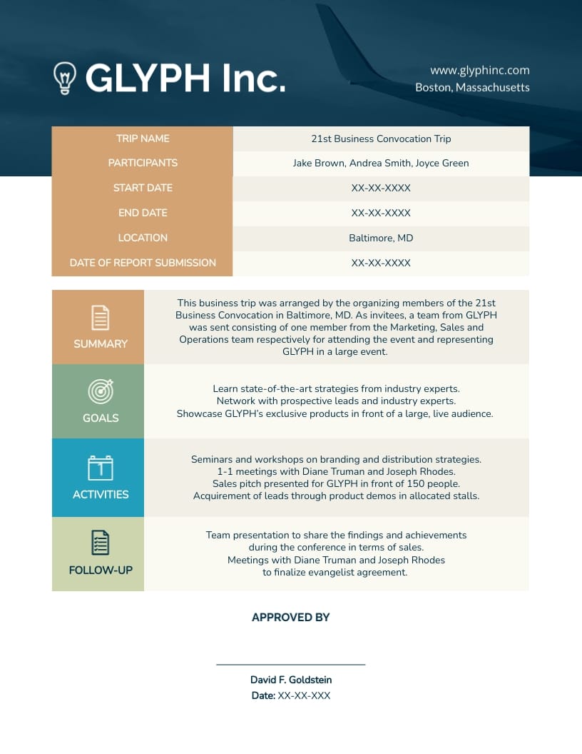 Corporate Trip Report Templates 1425289417 Corporate Trip Report Templates 1425289417