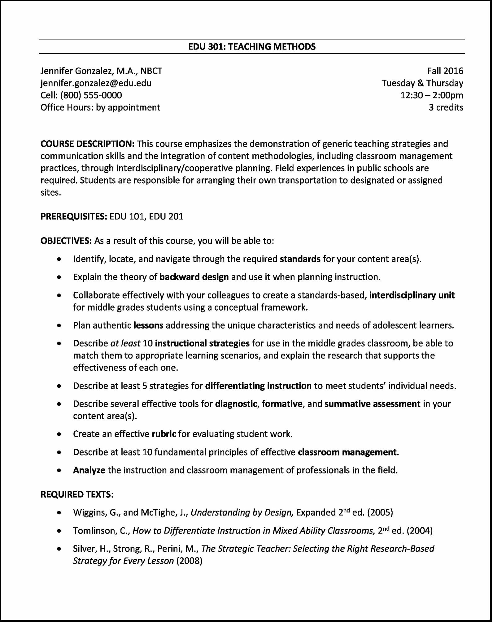 course syllabus sample template course syllabus sample template