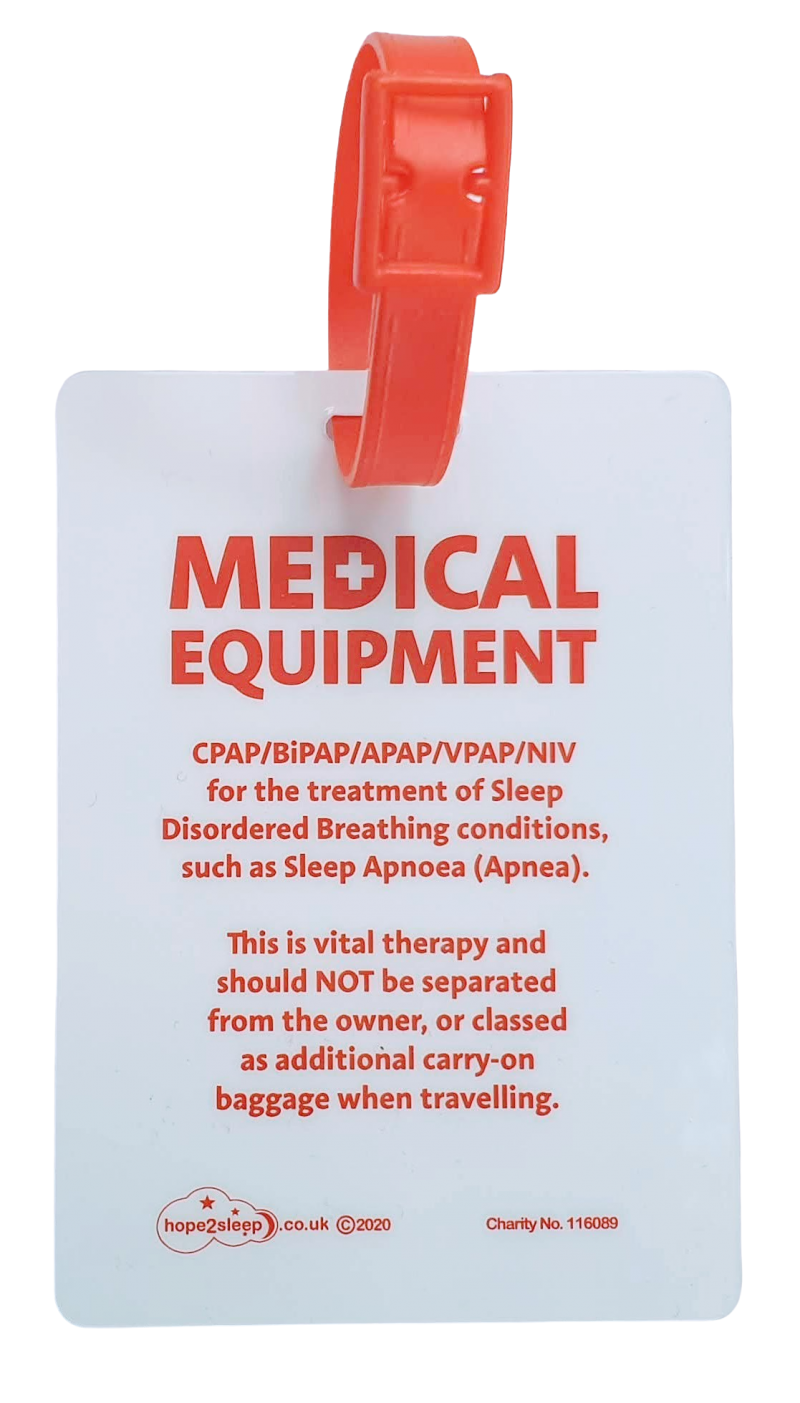Cpap Ventilator Luggage Tag