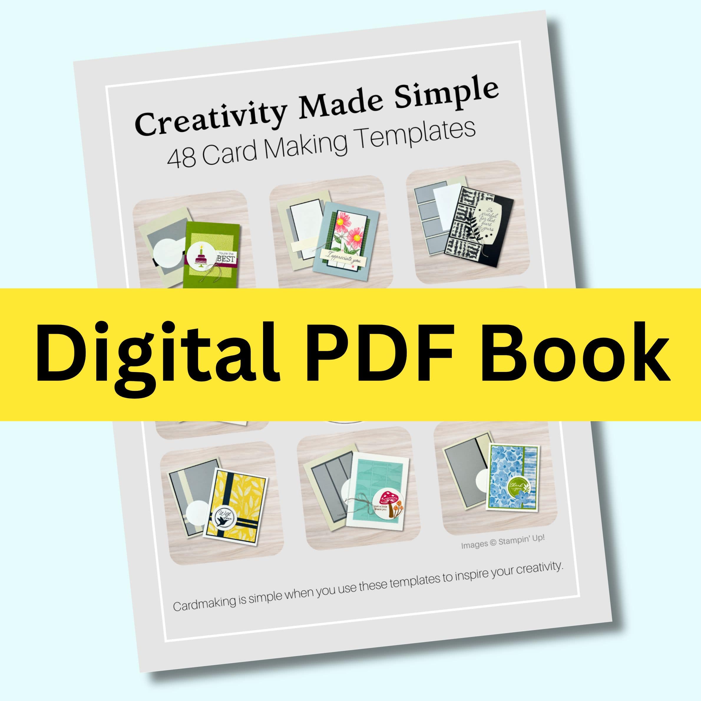 free printable card making template