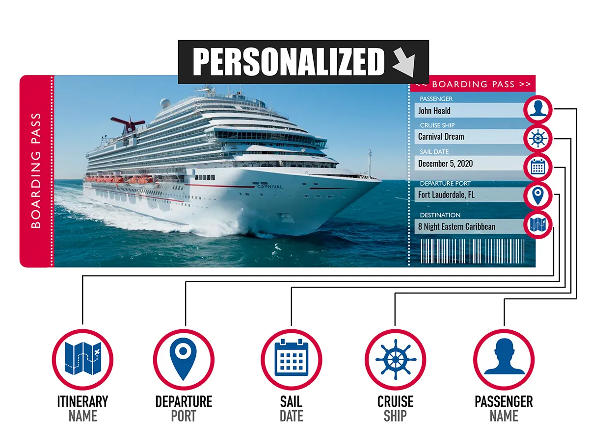Cruise Ticket Template