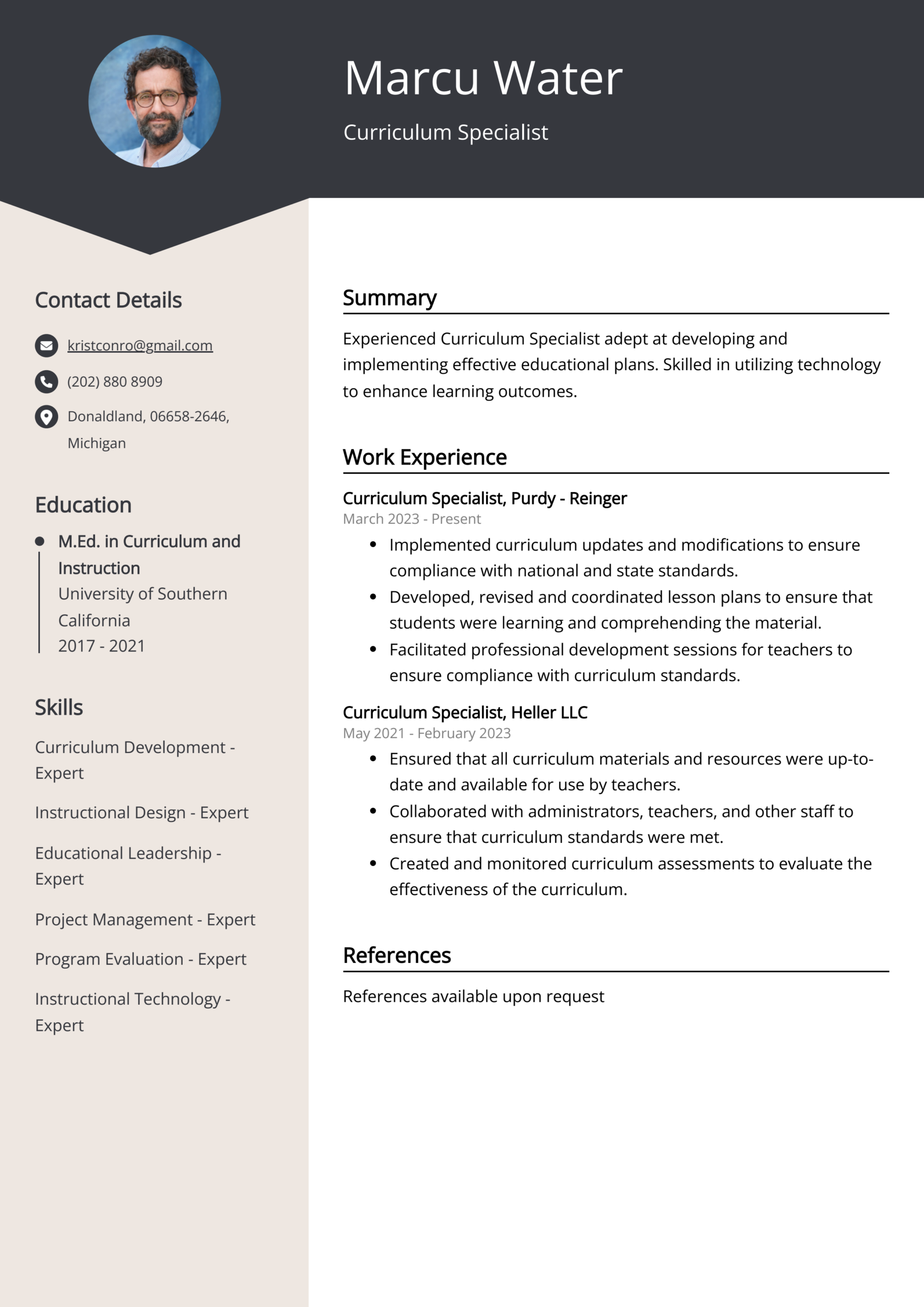 Curriculum Specialist