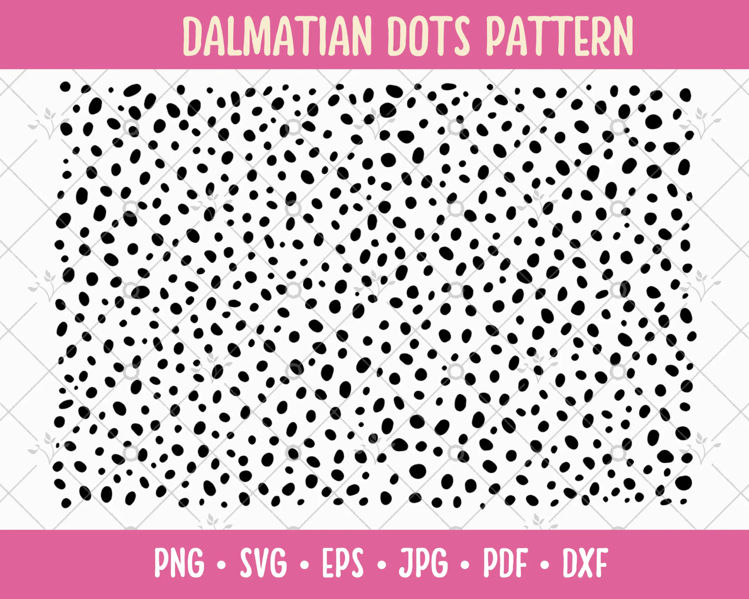 free printable dalmatian spots template