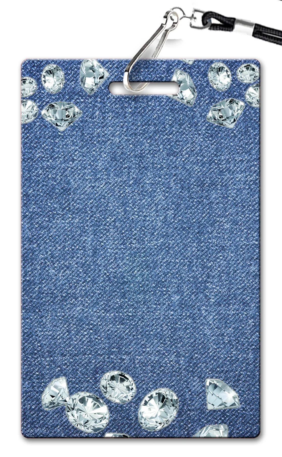 Denim And Diamonds Birthday Invitation