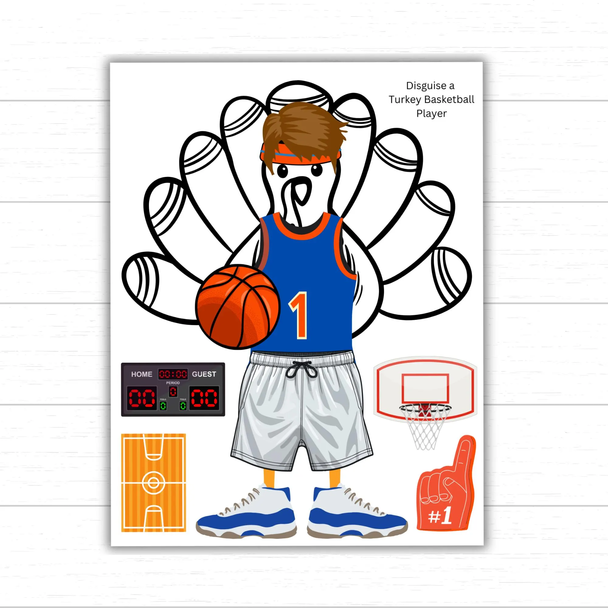 Disguise A Turkey Basketball Player Disguise A Turkey Basketball Player