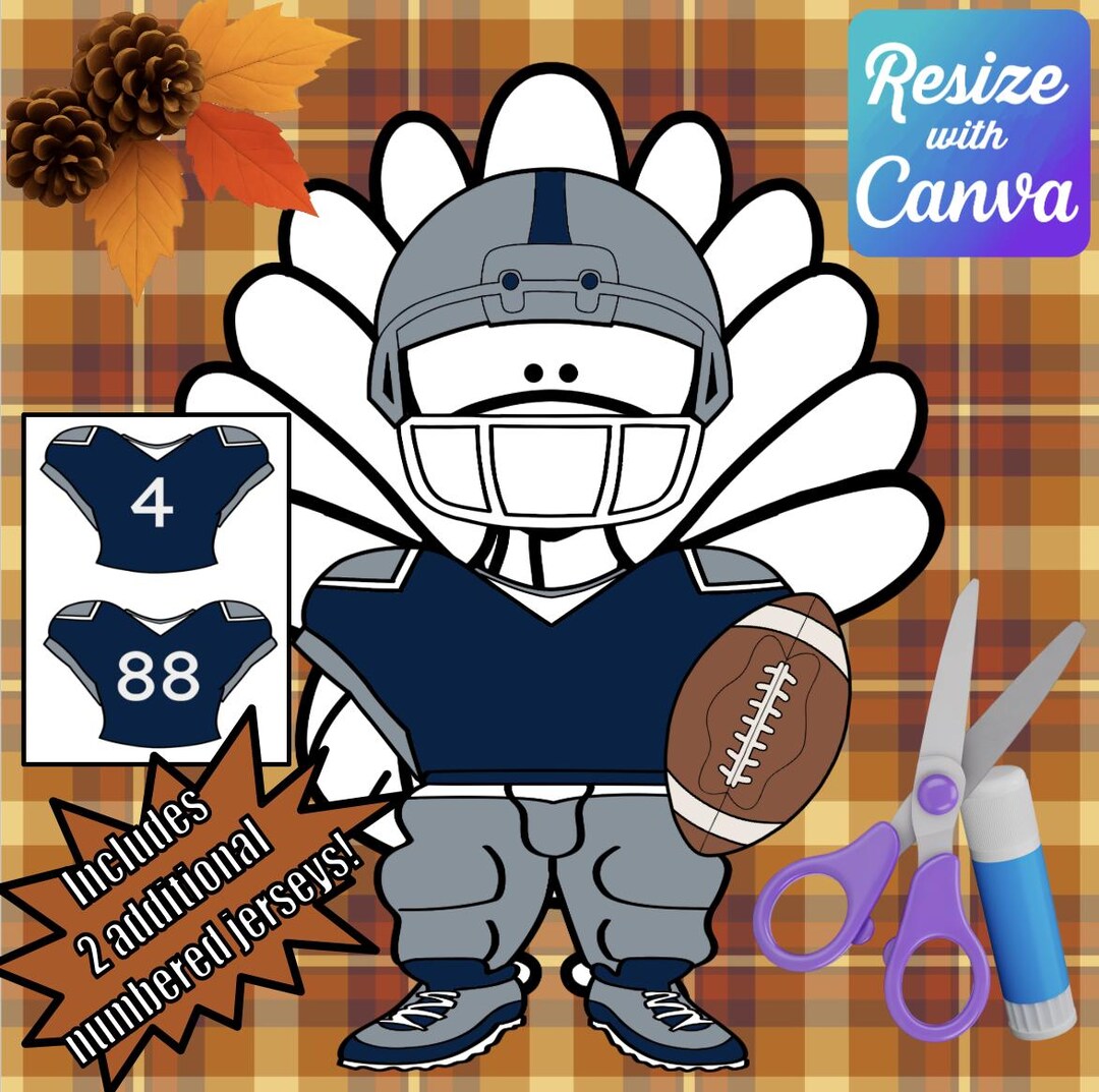 Disguise A Turkey Bluesilver Football Disguise A Turkey Bluesilver Football