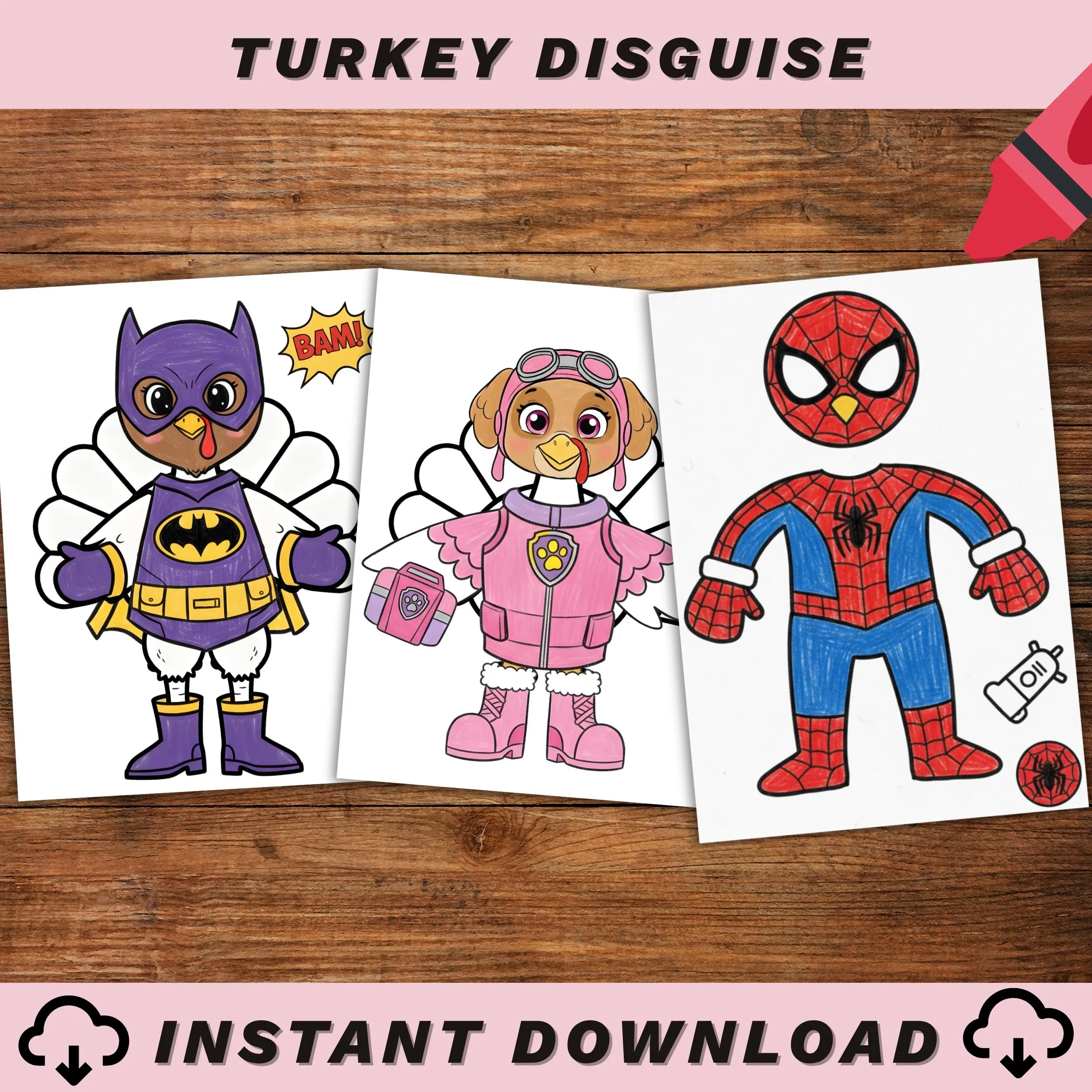 sonic the hedgehog turkey disguise template