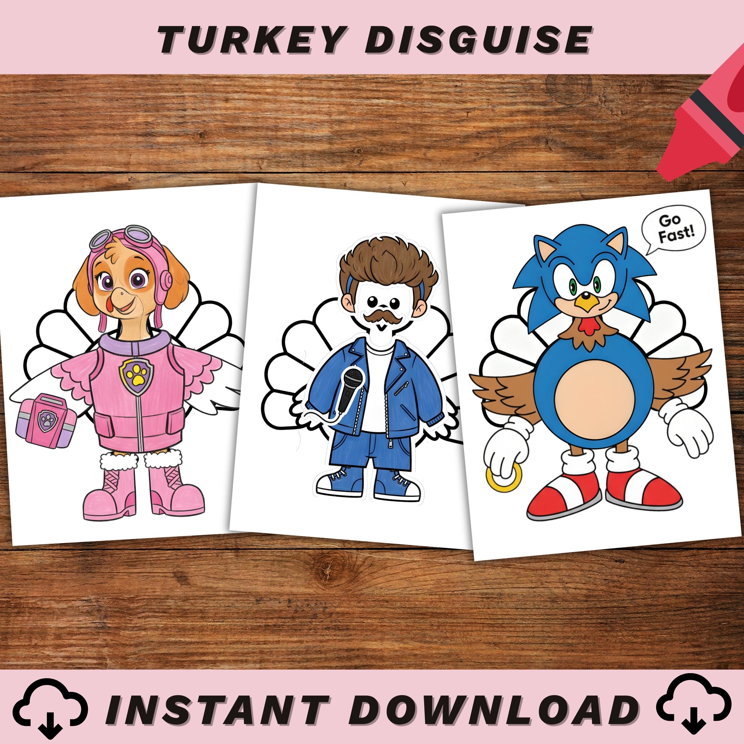 Disguise A Turkey Project Kit Sonic