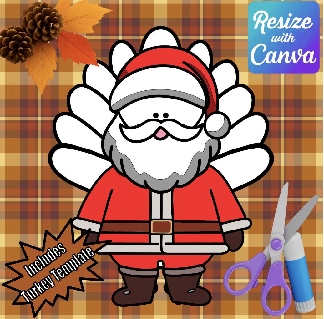 Disguise A Turkey Santa Disguise Disguise A Turkey Santa Disguise